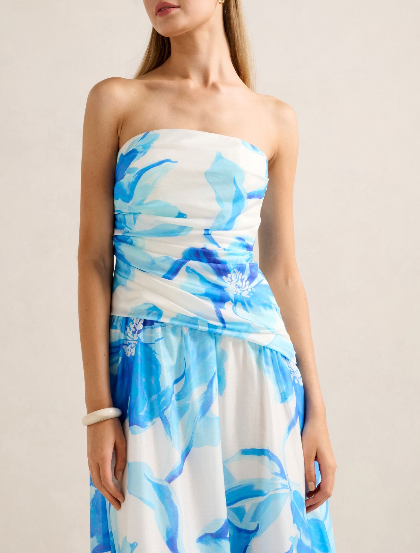 Ashton Ruched Midi Dress Forever New