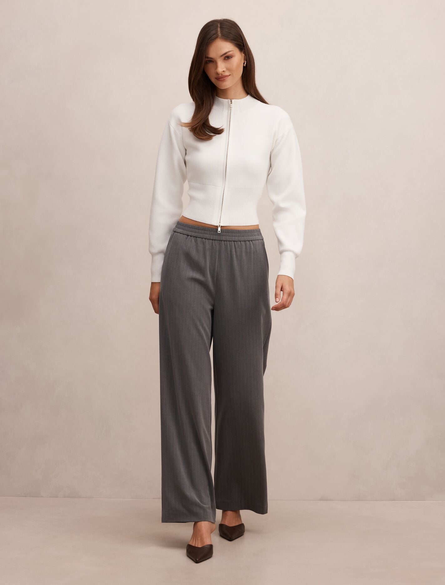 Hanna Zip Knit Jacket Forever New