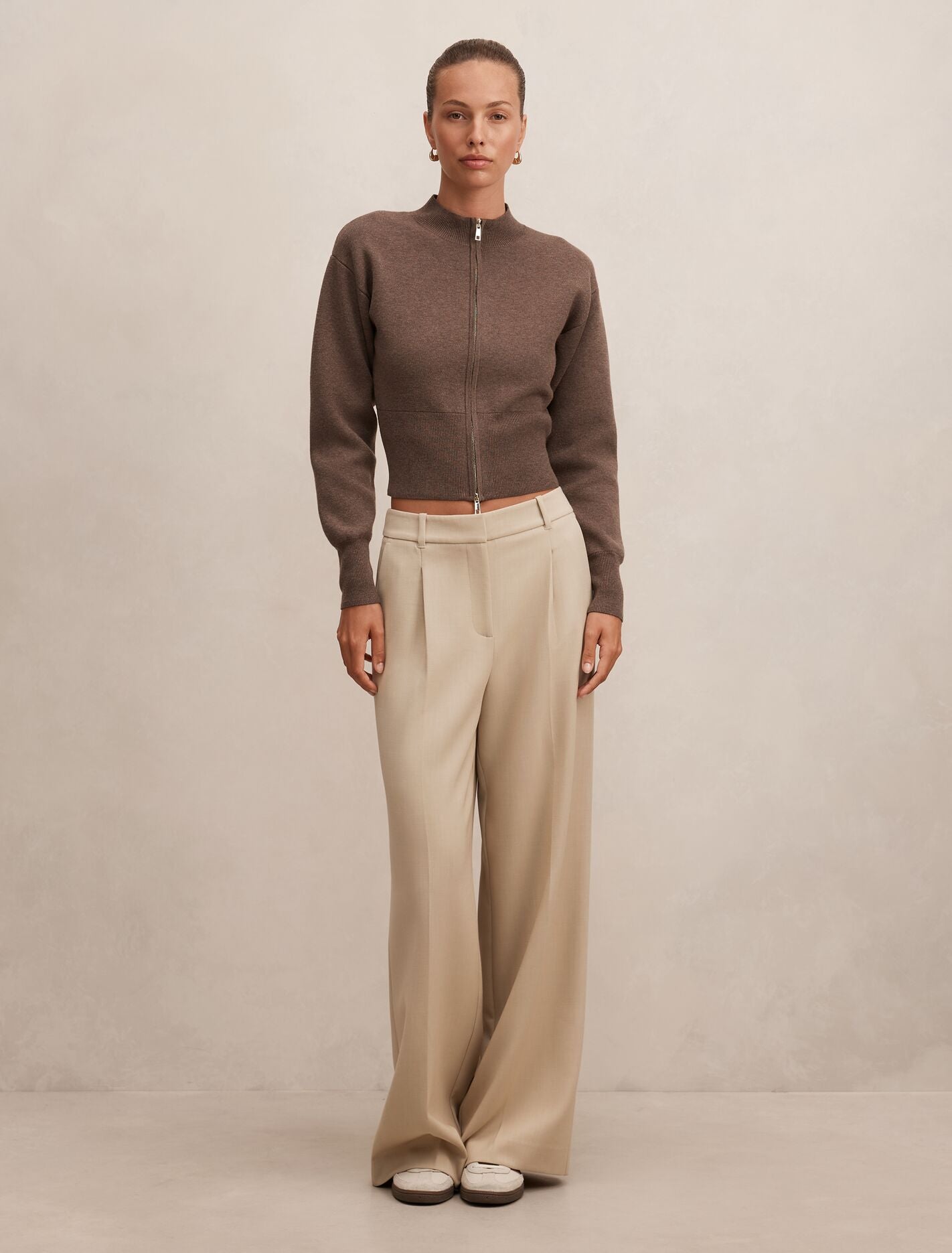 Hanna Zip Knit Jacket Forever New