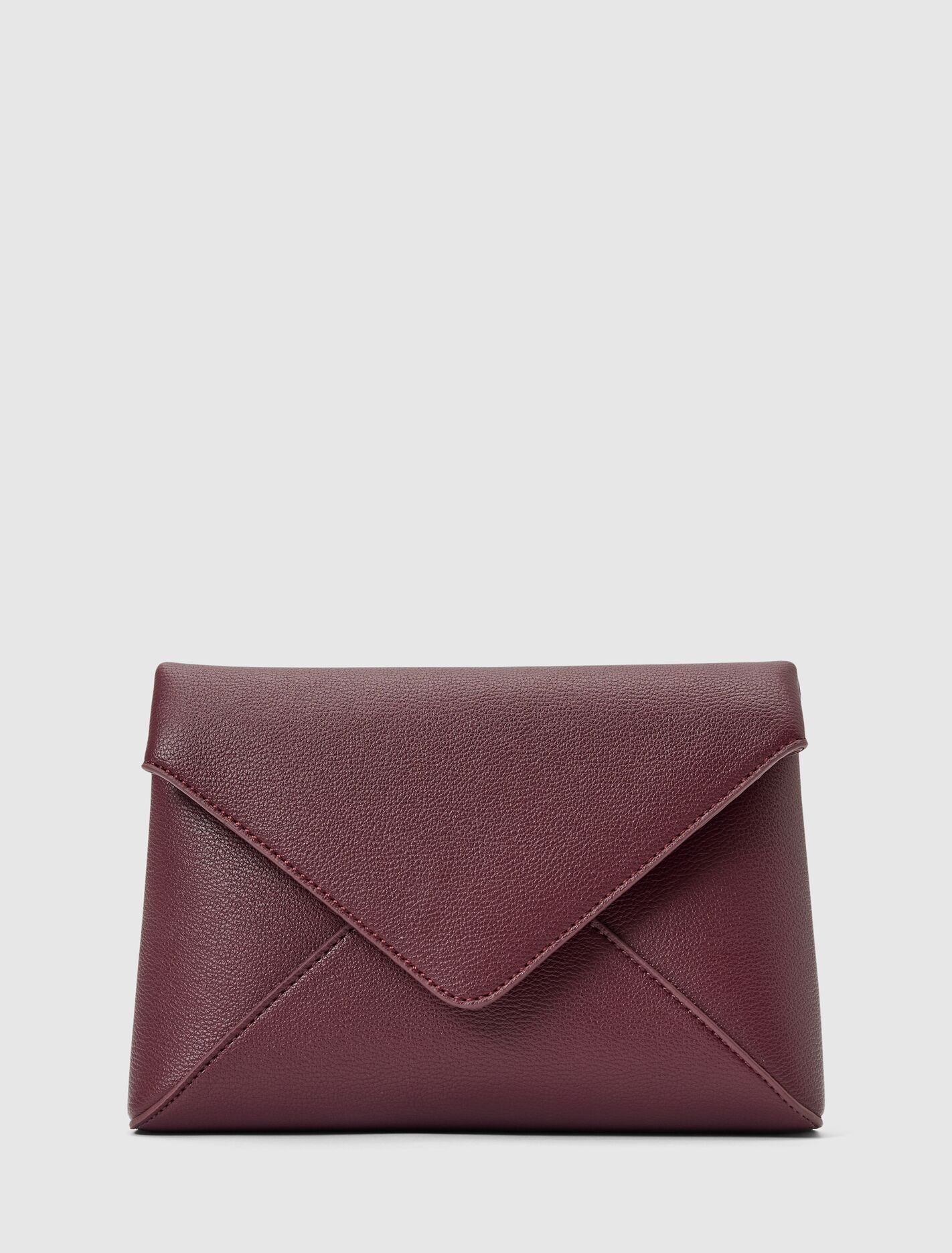 Ashley Envelope Clutch 0 Wine Forever New