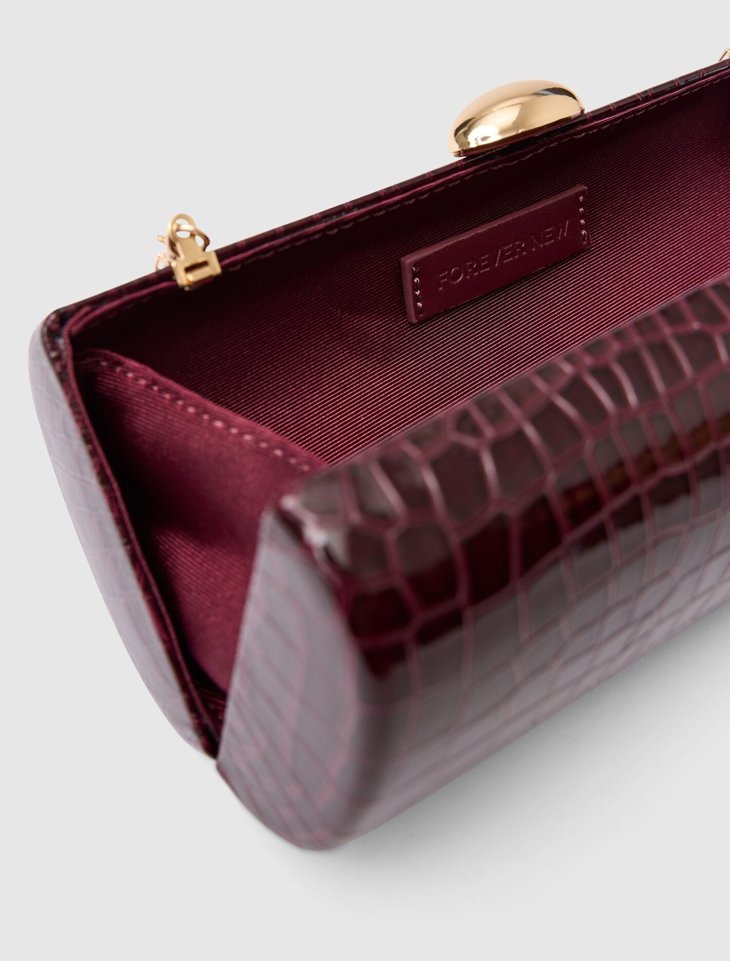 Adeline East West Hardcase Clutch Forever New