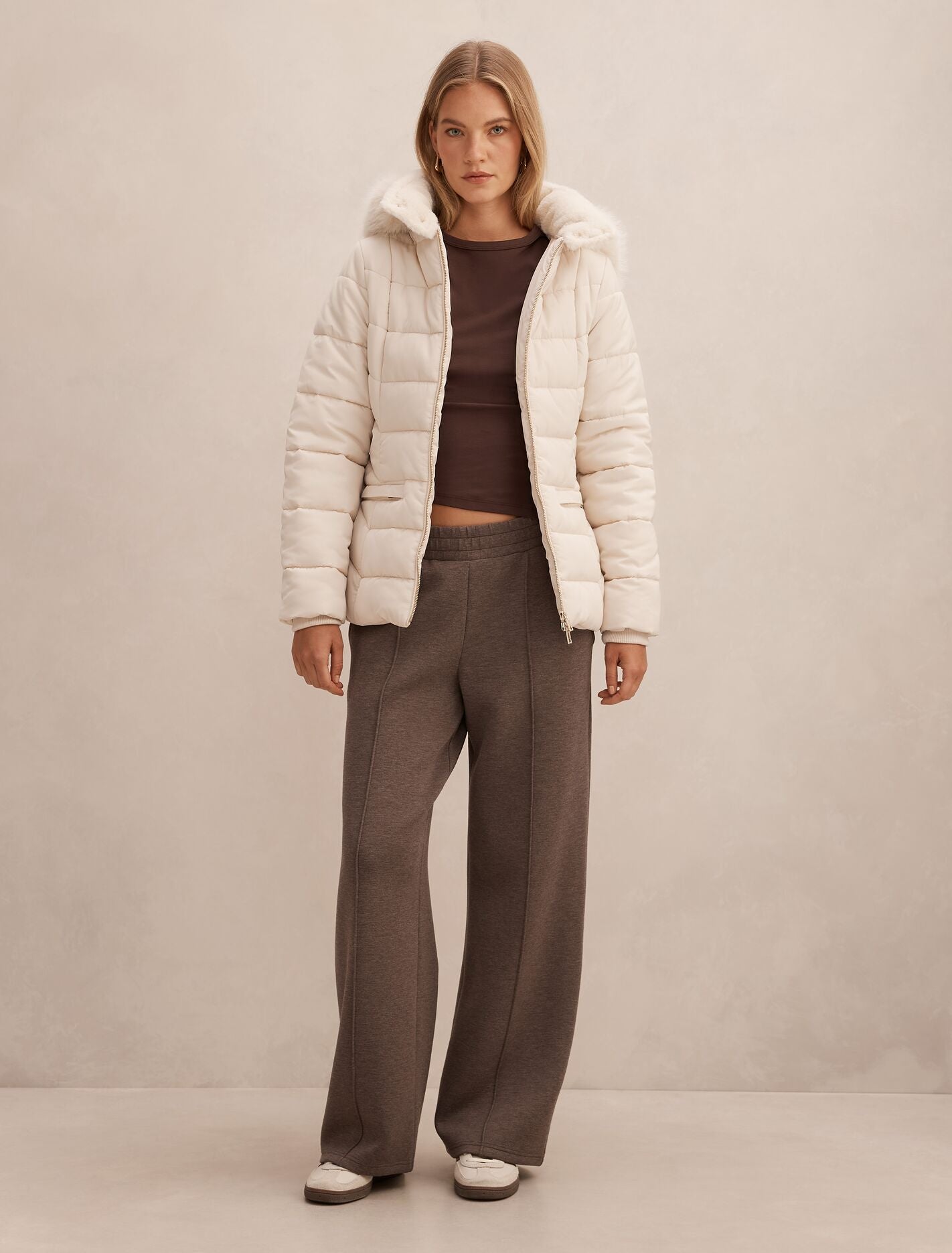 Macey Short Puffer Jacket Forever New