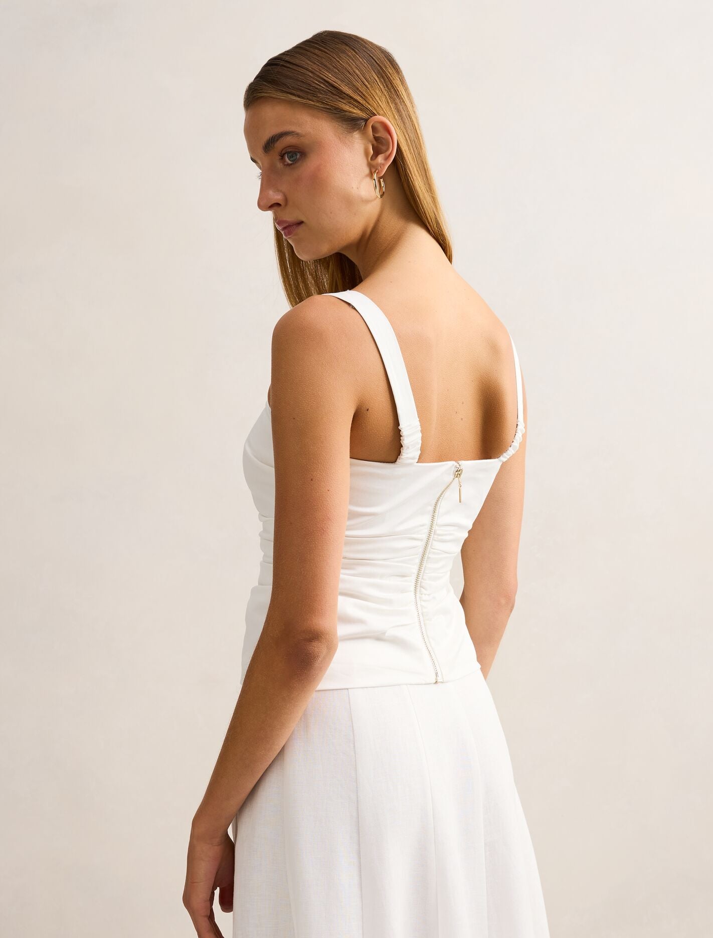 Tess Ruched Front Top Forever New