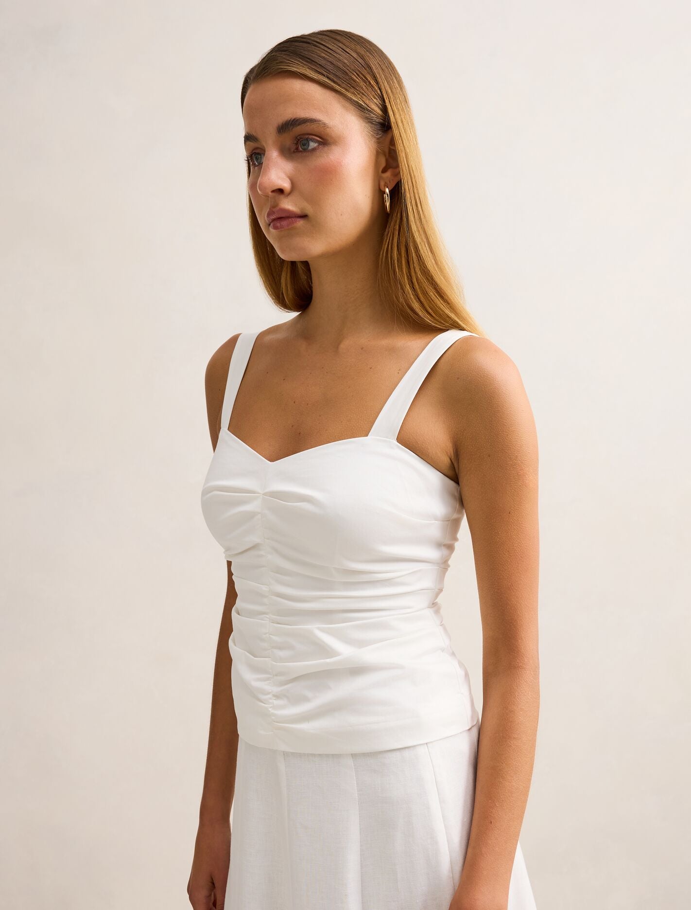 Tess Ruched Front Top Forever New