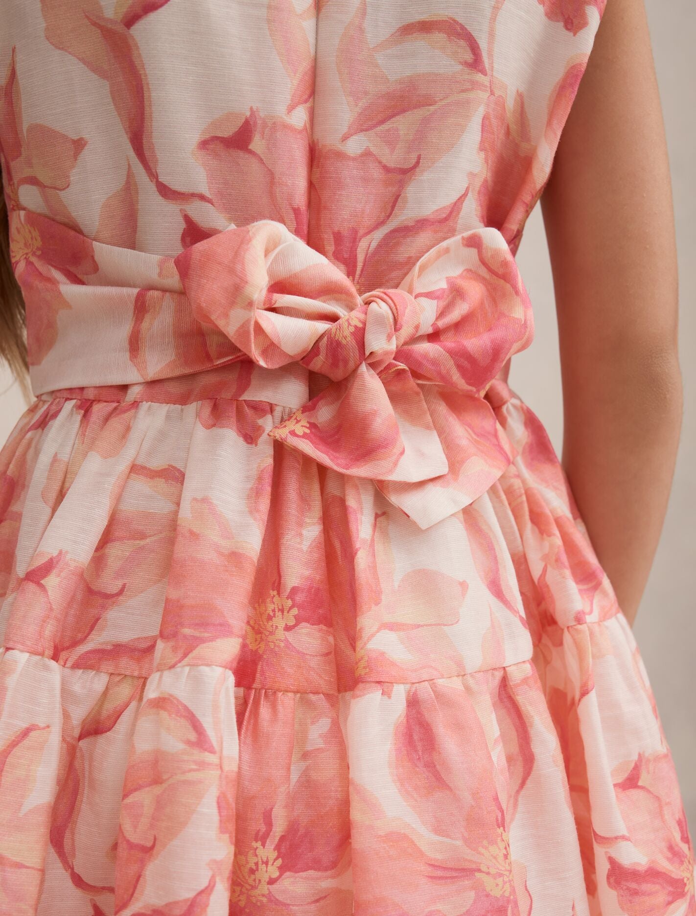 Sienna Girls Tiered Bow Dress Forever New