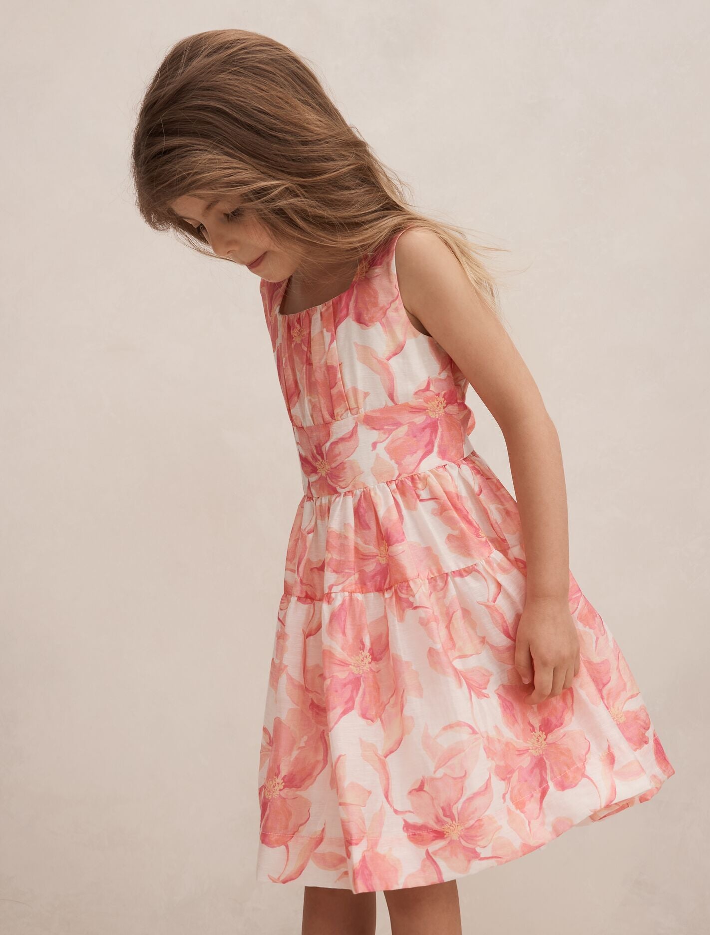 Sienna Girls Tiered Bow Dress Forever New