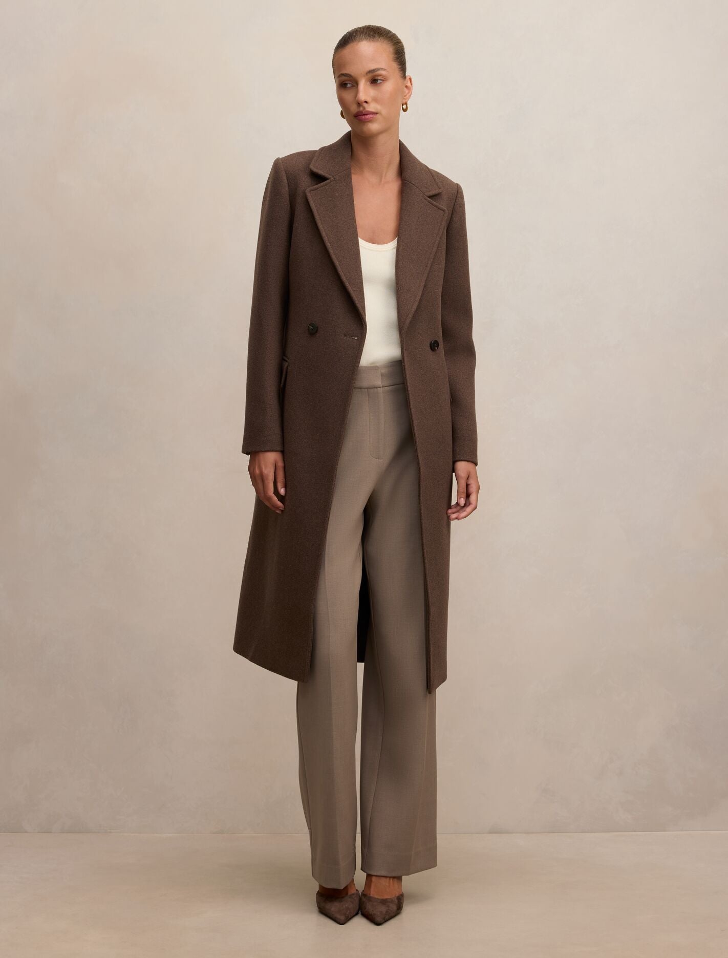 Aydee Double Breasted Coat Forever New