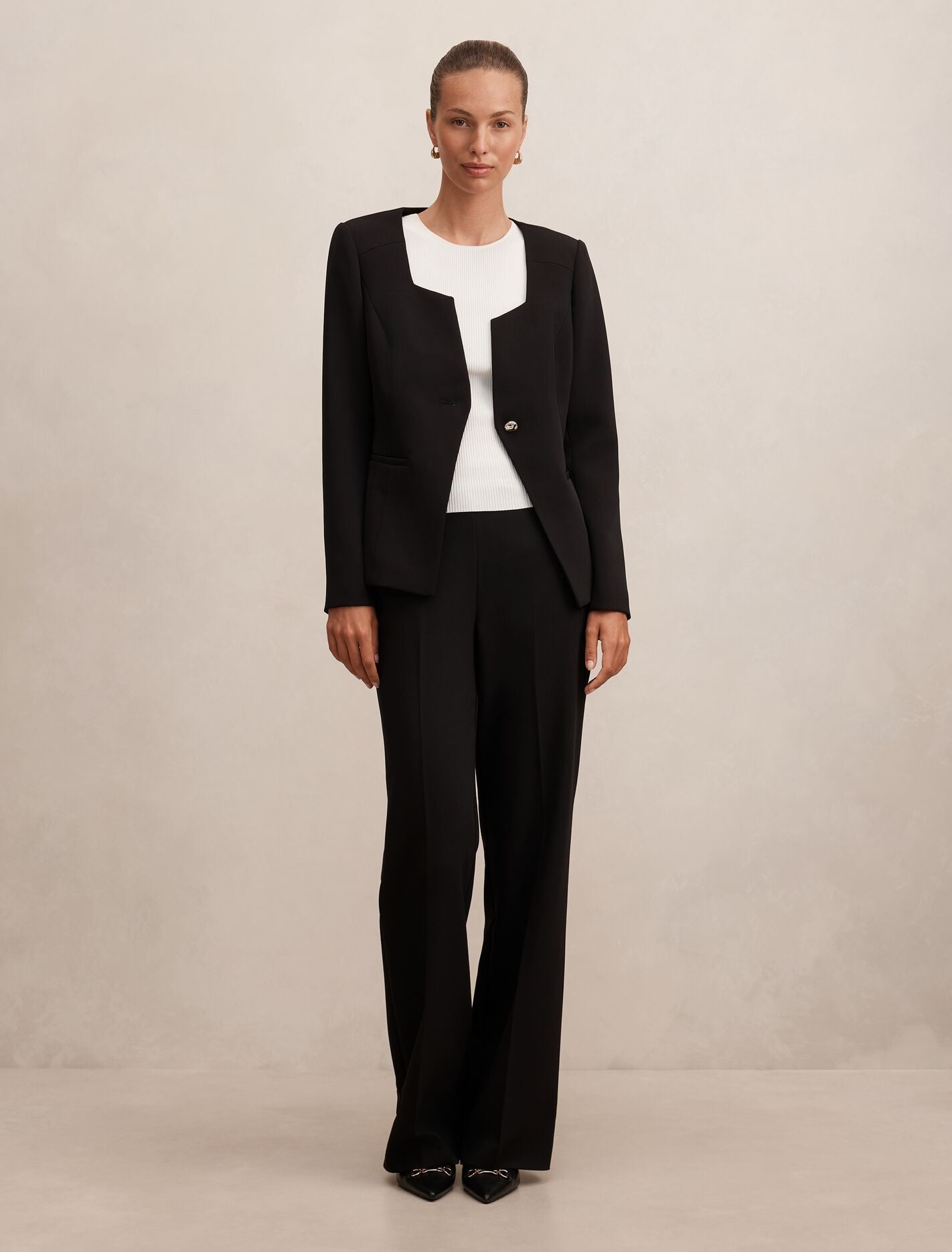 Sloane Collarless Blazer Forever New