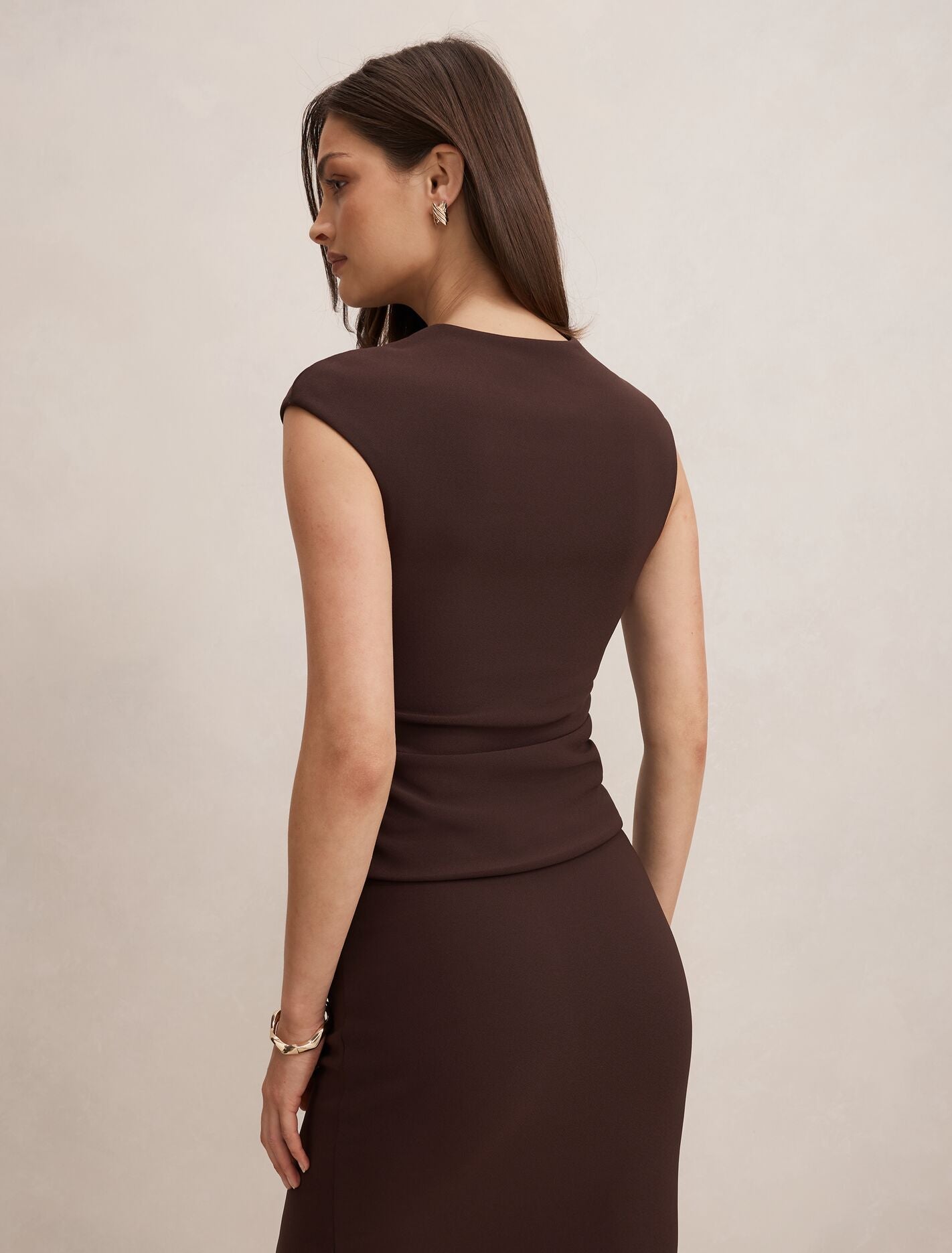 Montana V Neck Extended Shoulder Top Forever New