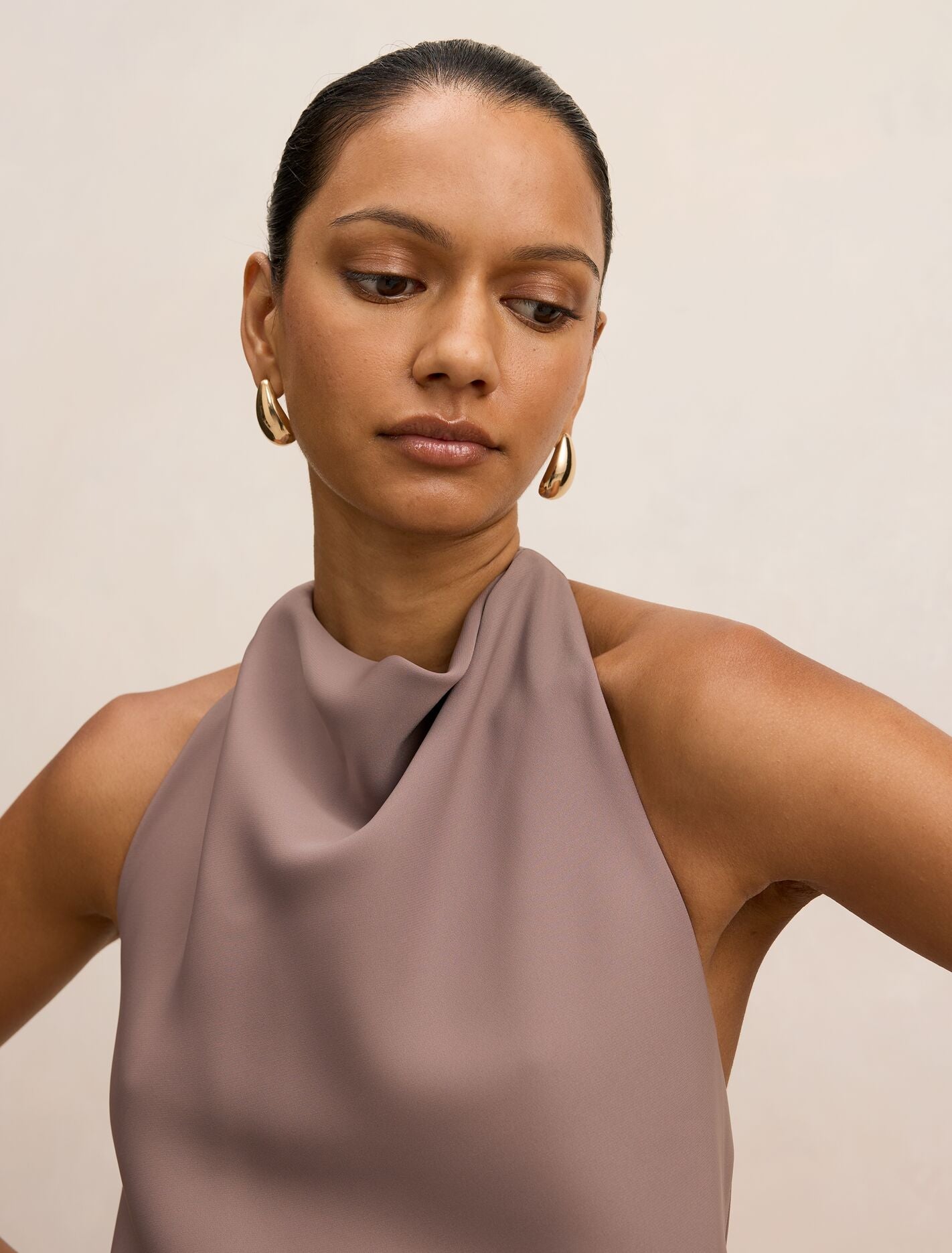 Evelyn Petite Halter Backless Top Forever New