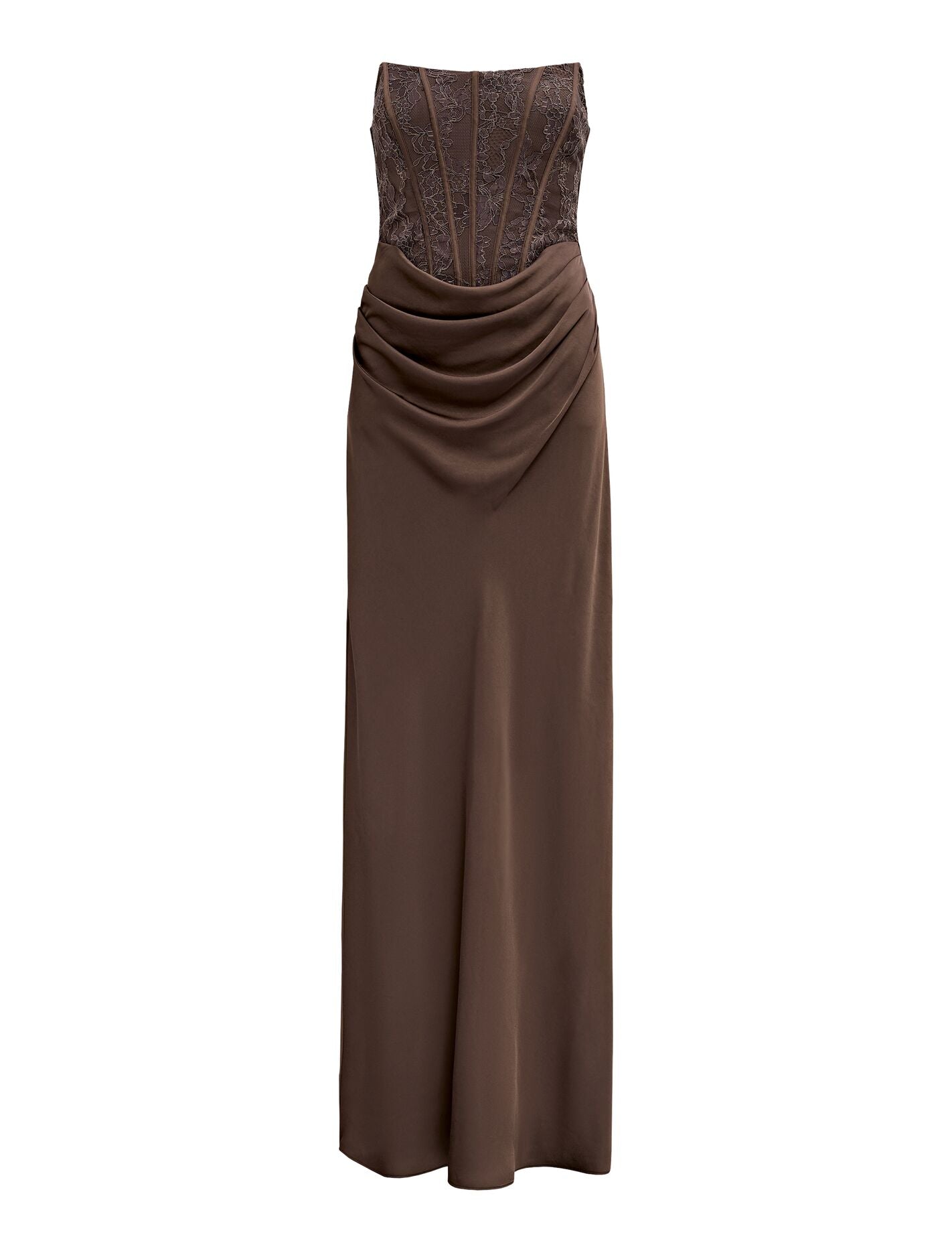 Ivy Lace Corset Drape Maxi Dress Forever New