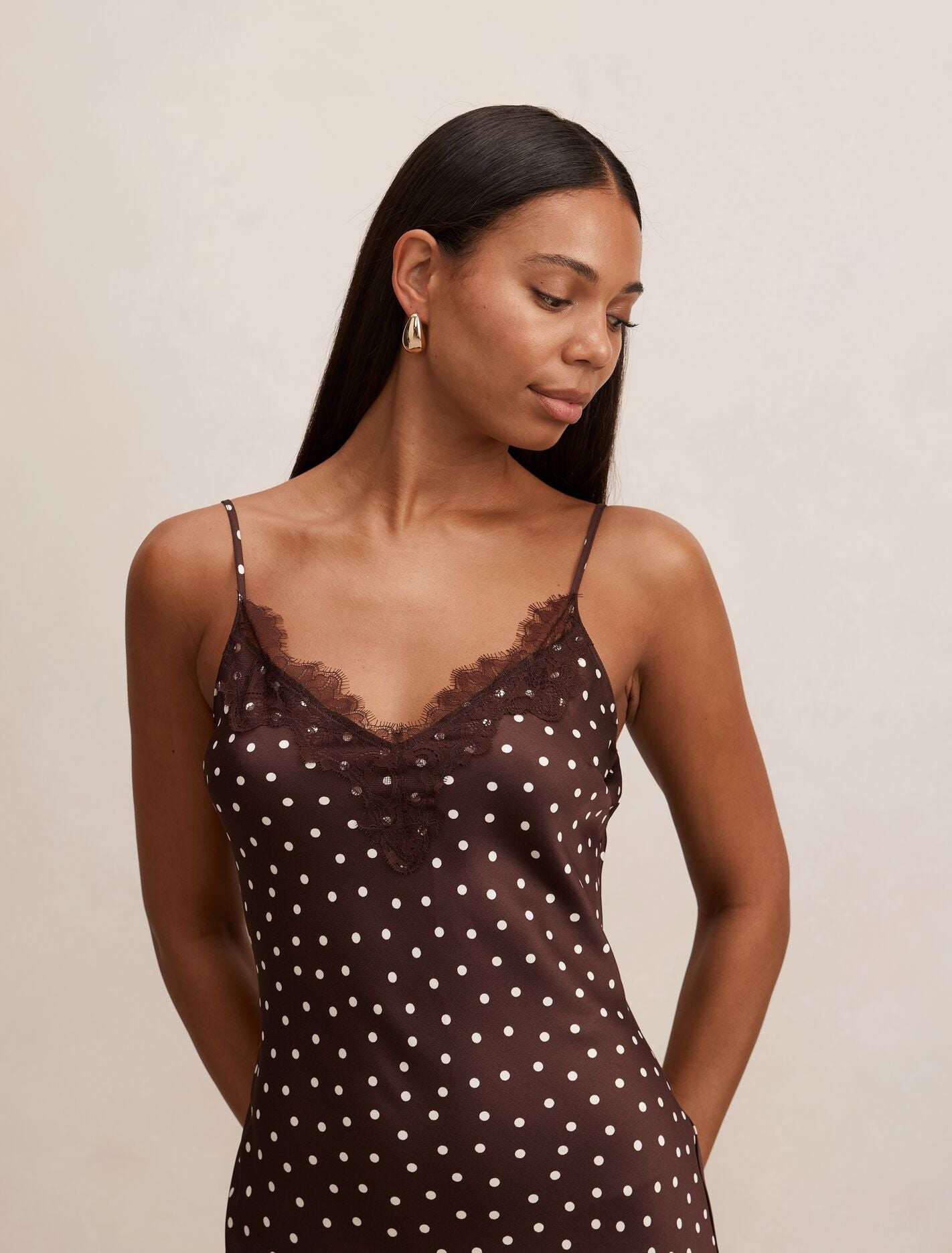 Jess Lace Trim Midi Dress Forever New