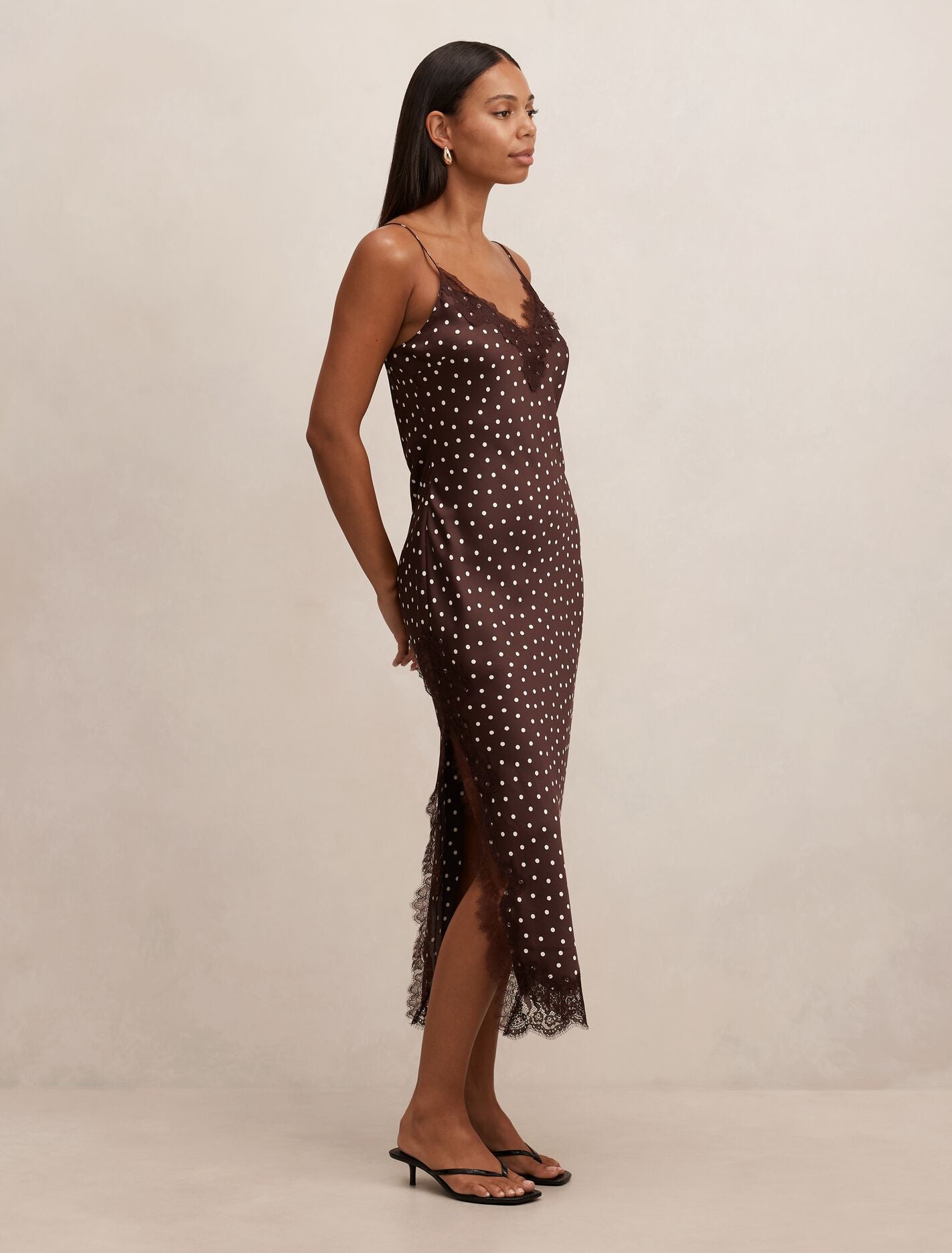 Jess Lace Trim Midi Dress Forever New