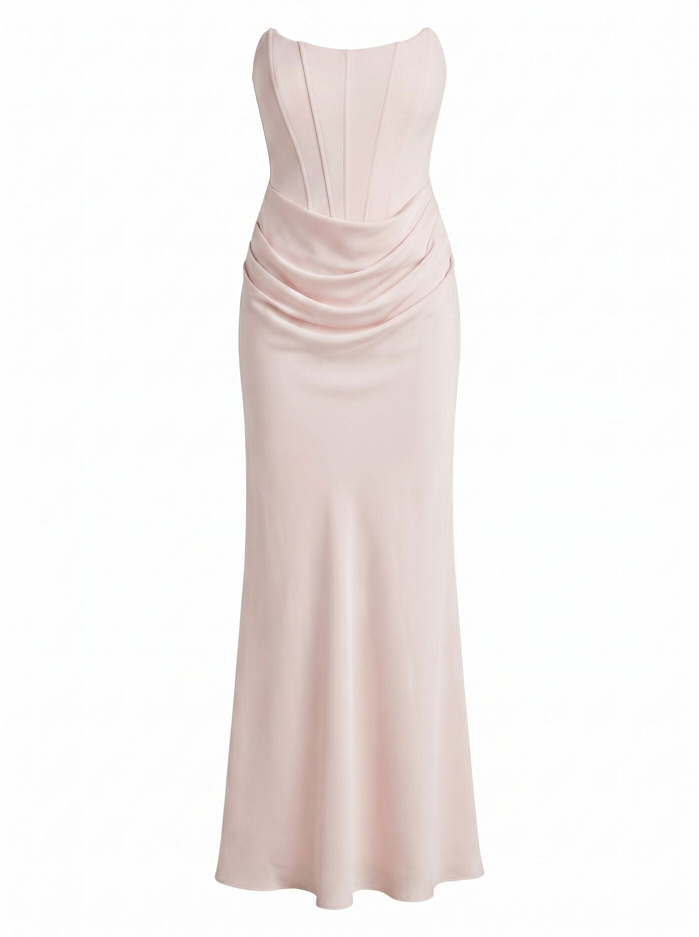 Isra Petite Drape Strapless Maxi Dress Forever New