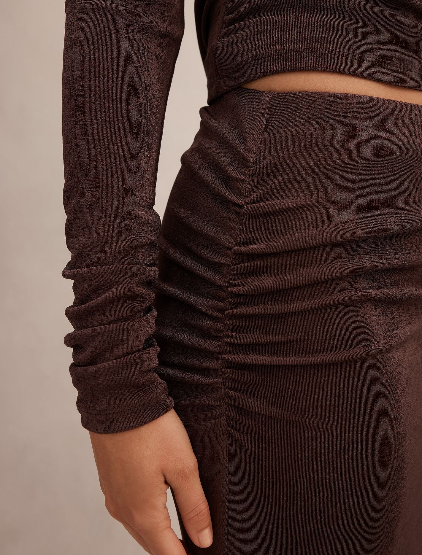 Arabella Flute Maxi Skirt Forever New