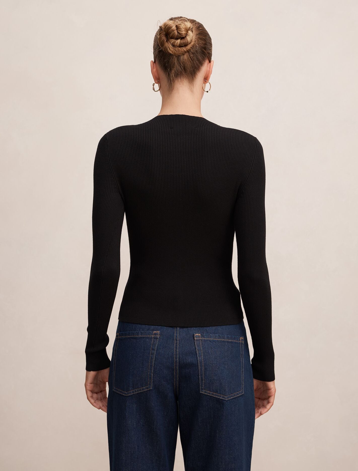Francis Button Detail Top Forever New