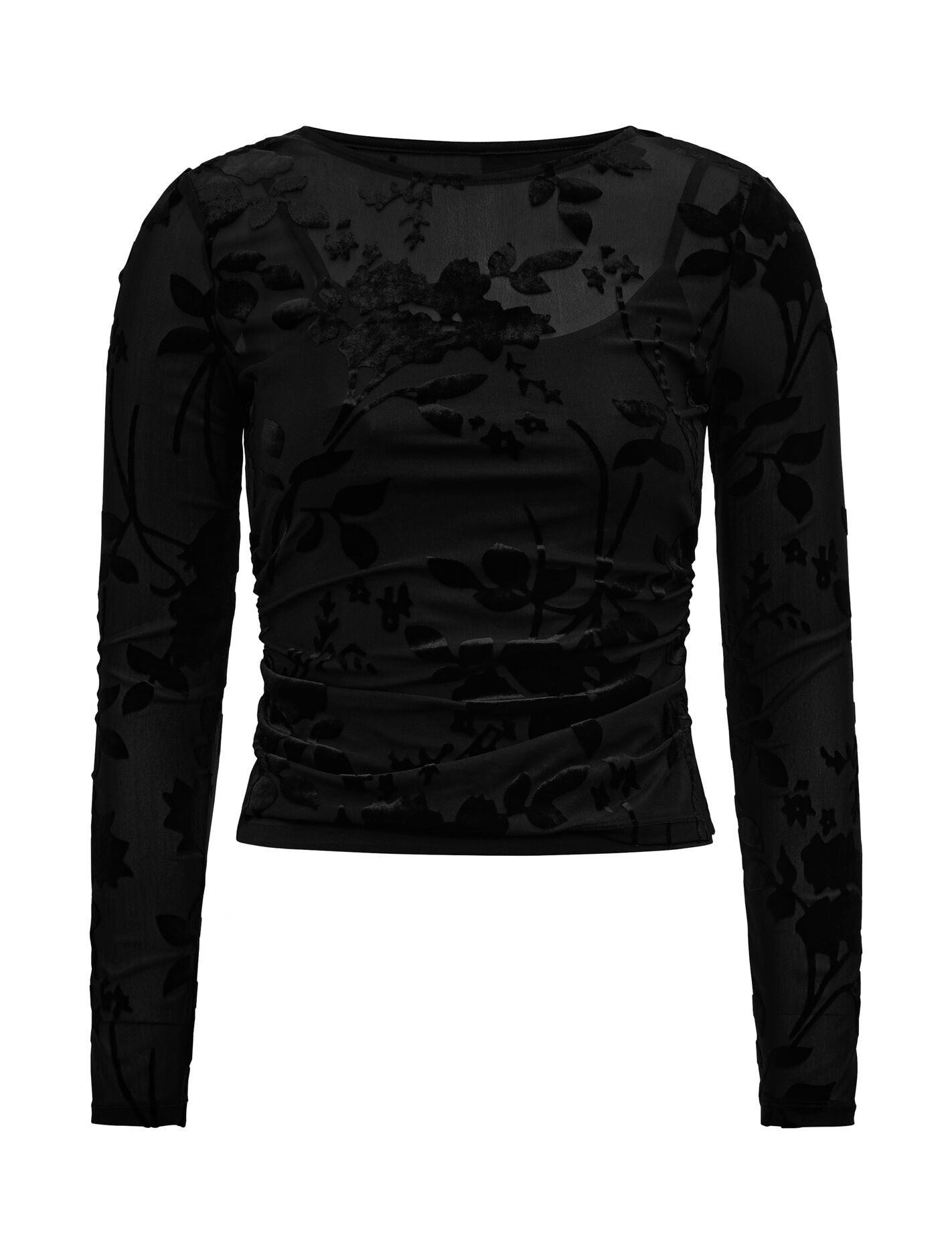 Kenzie Mesh Burn Out Top Forever New