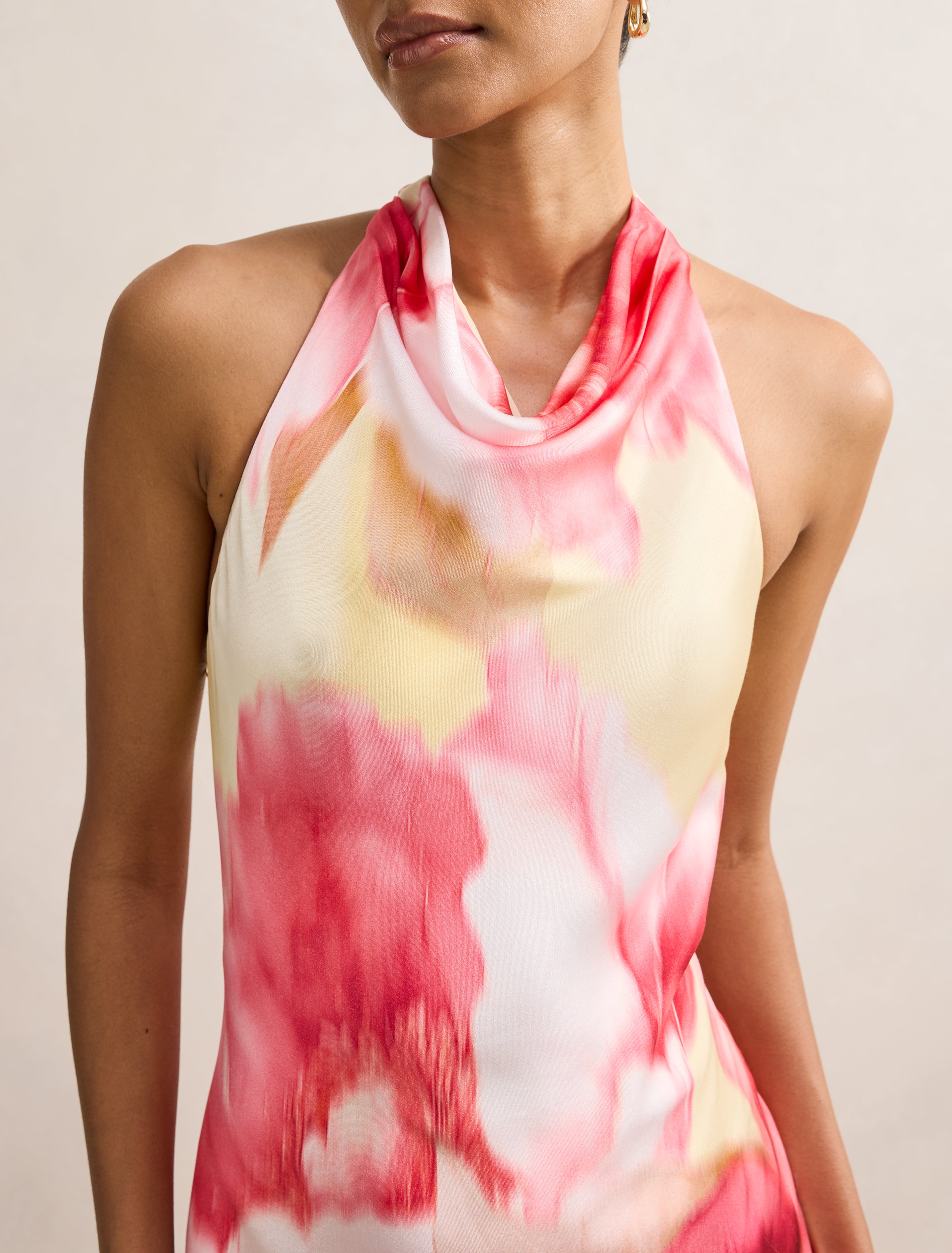 Clementine Petite Satin Maxi Dress Forever New