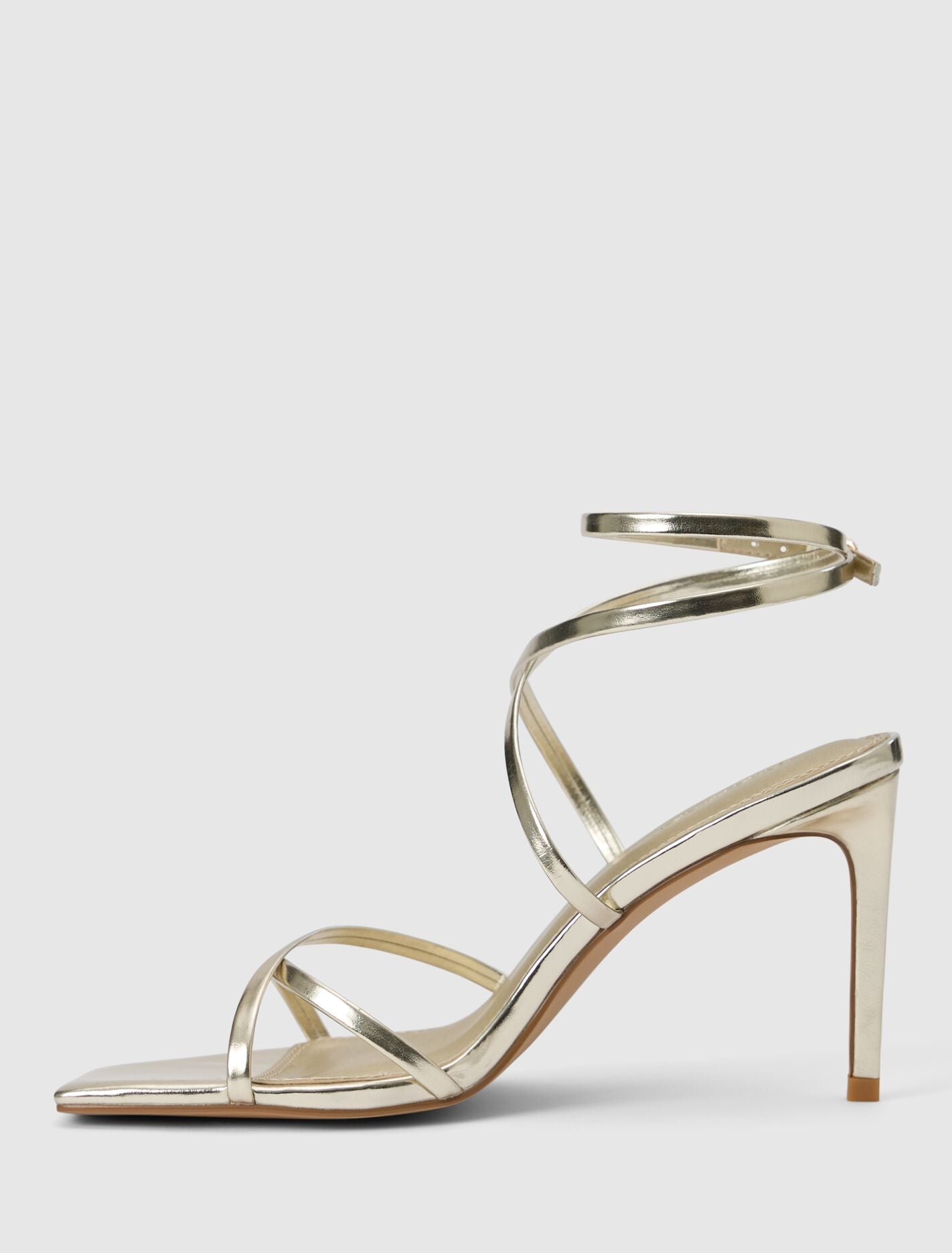 Monica Ankle Wrap Heeled Sandal Forever New