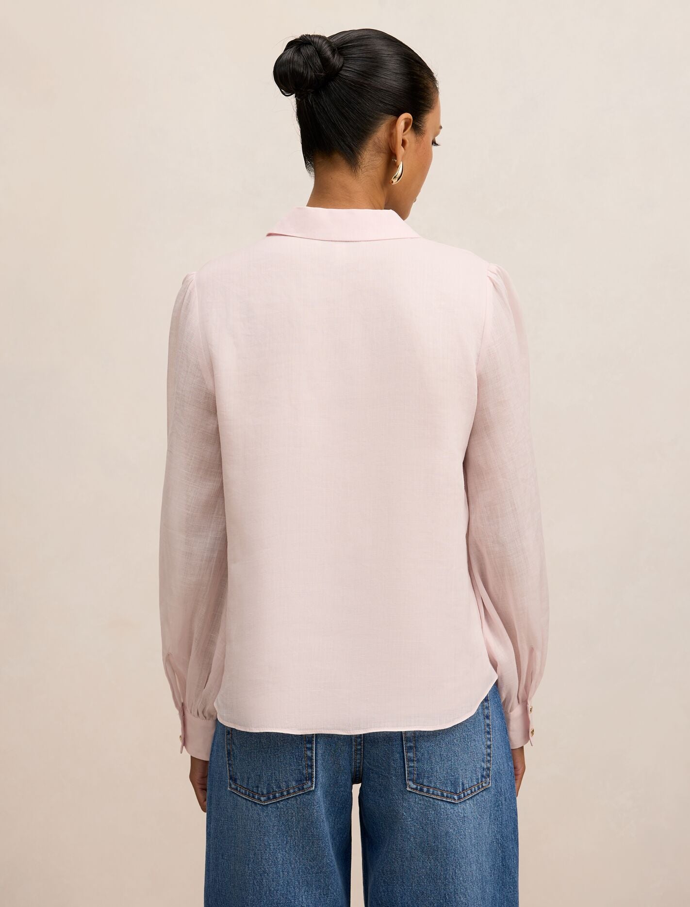 Davina Petite Long Sleeve Petite Blouse Forever New