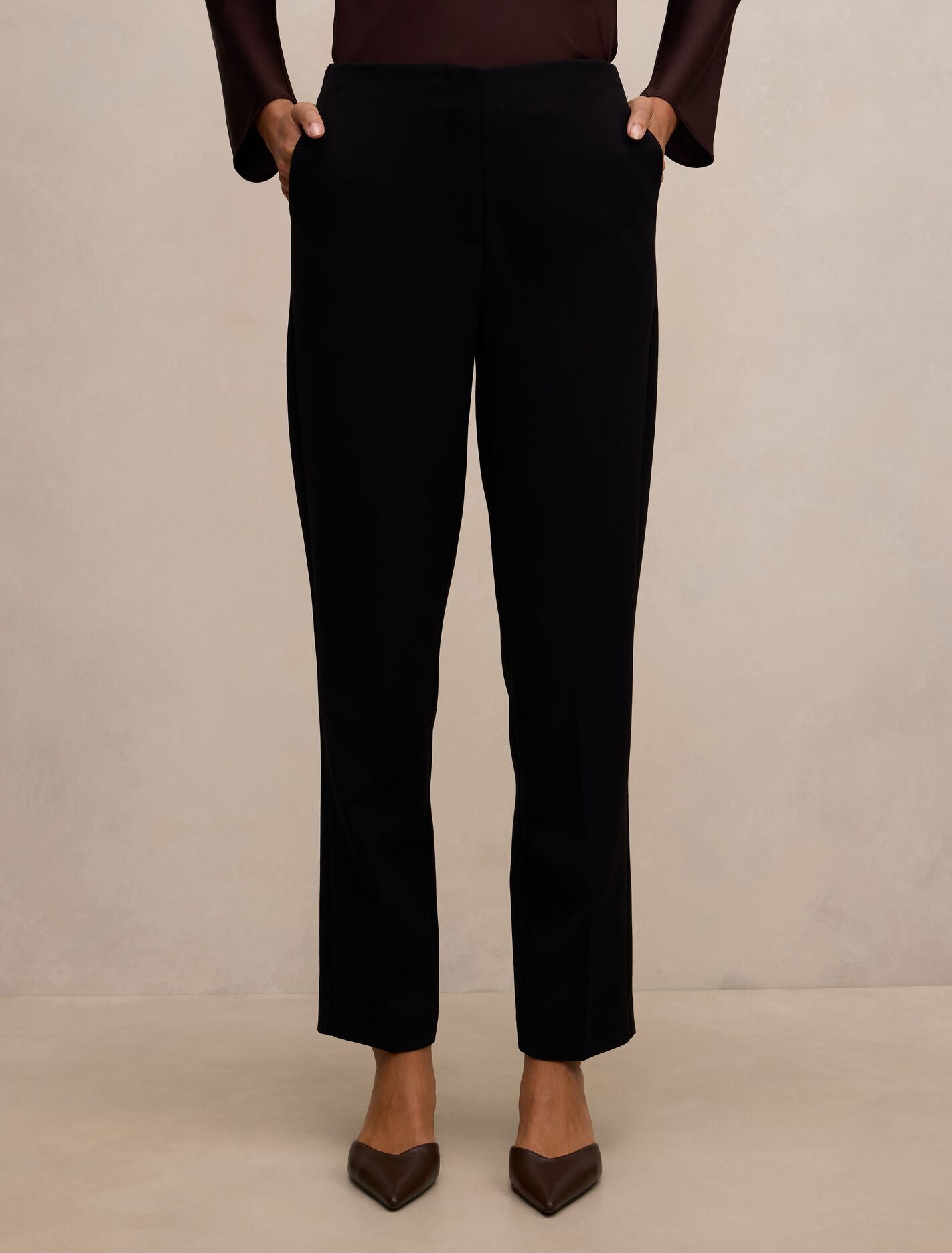 Jemima Tapered Pants Black Forever New