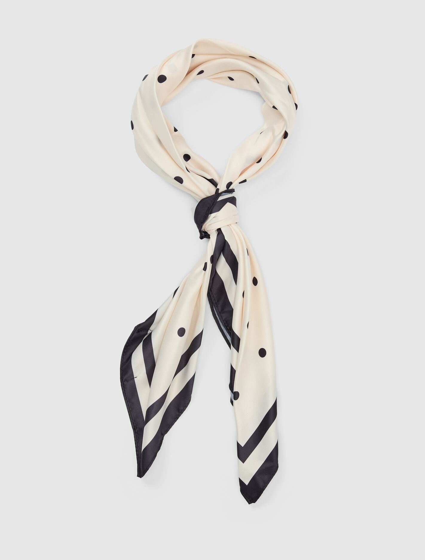 Sabrina Satin Scarf 0 Polka Dot Forever New