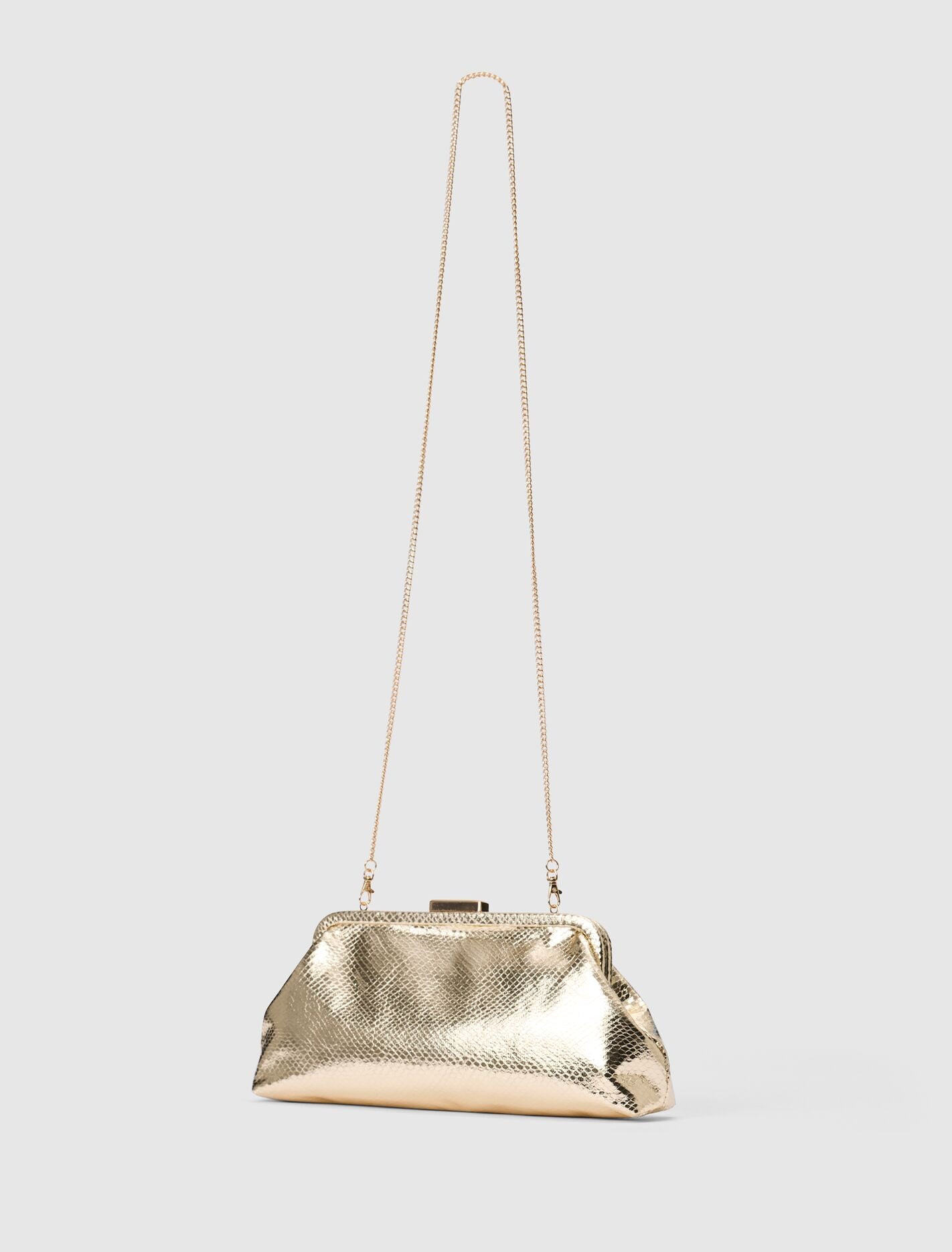 Sophie Textured Frame Clutch Forever New