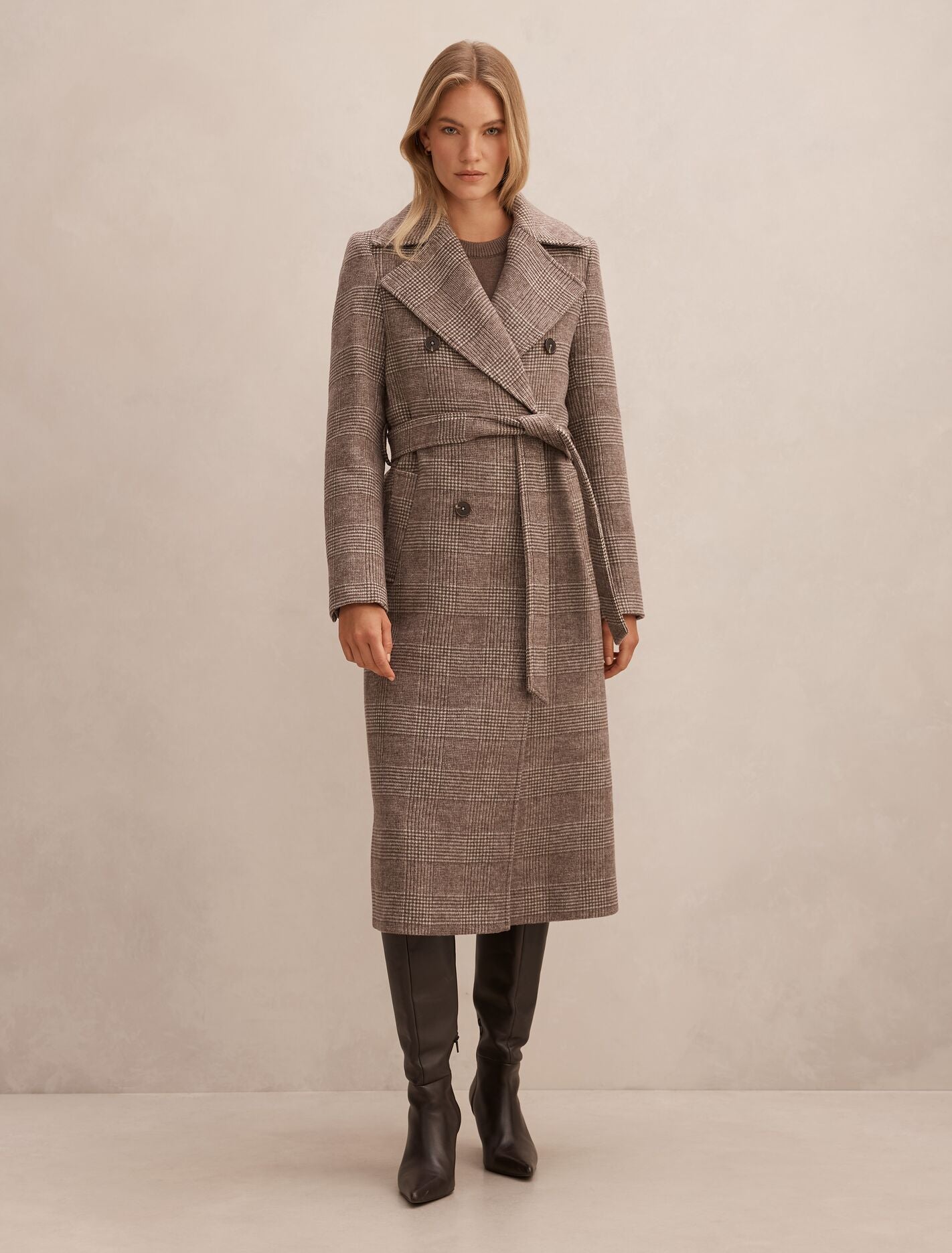 Charlie Check Coat Forever New