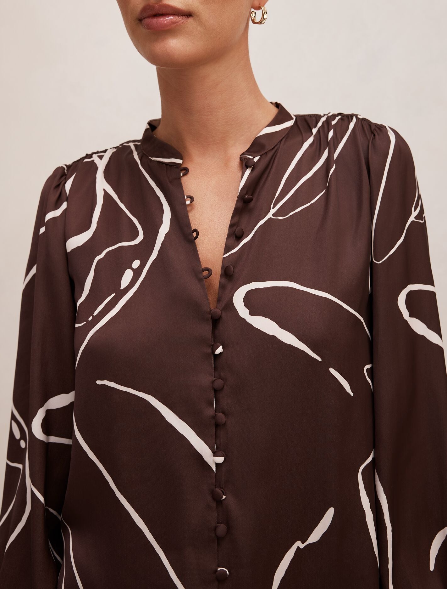 Savannah Button Up Blouse Forever New