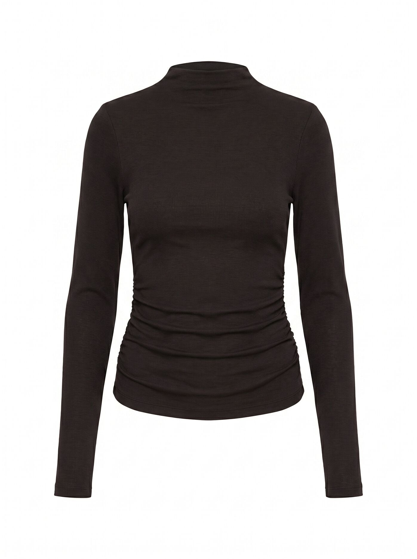 Josette Mock Neck Long Sleeve Top Forever New