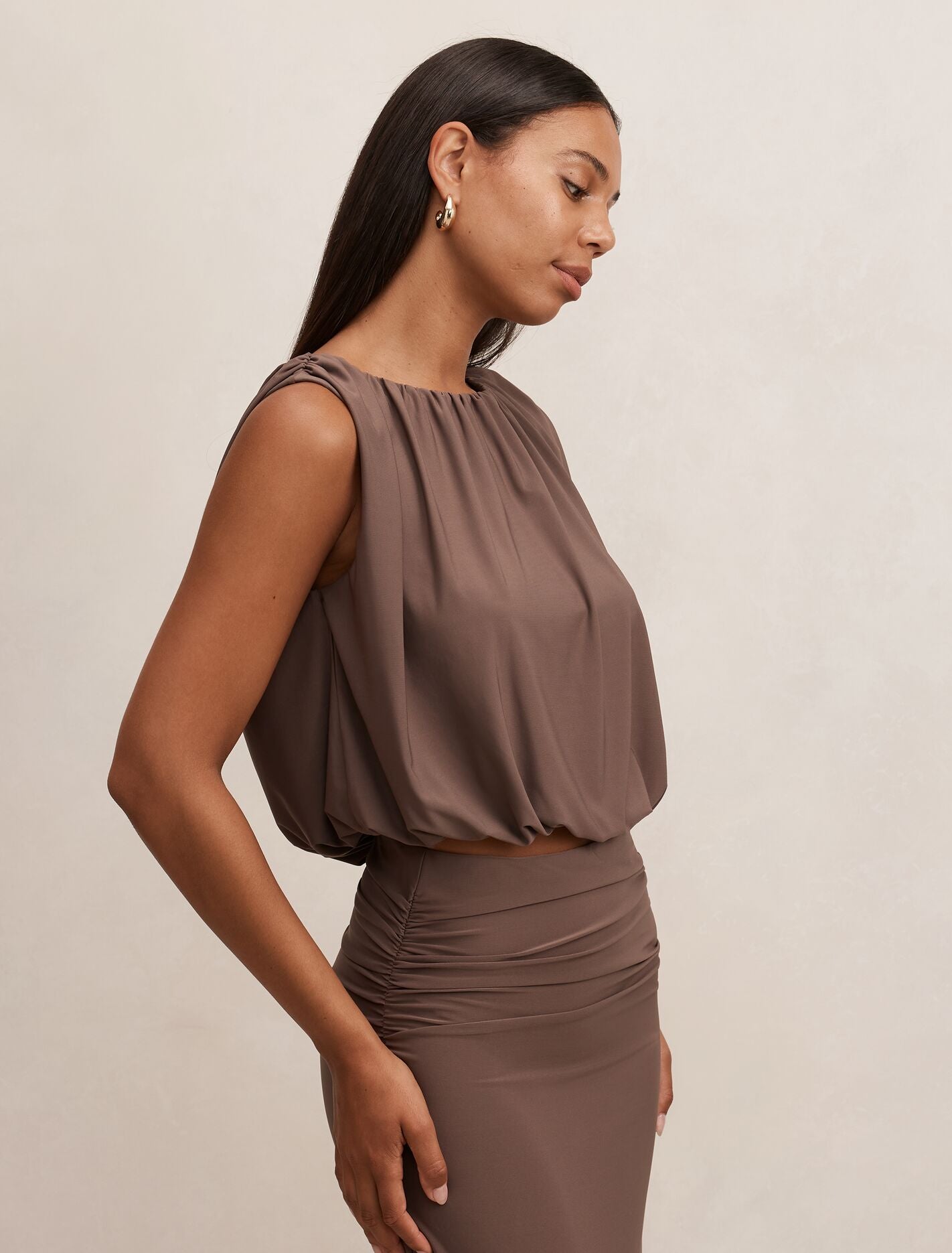 Sutton Sleeveless Bubble Top Forever New