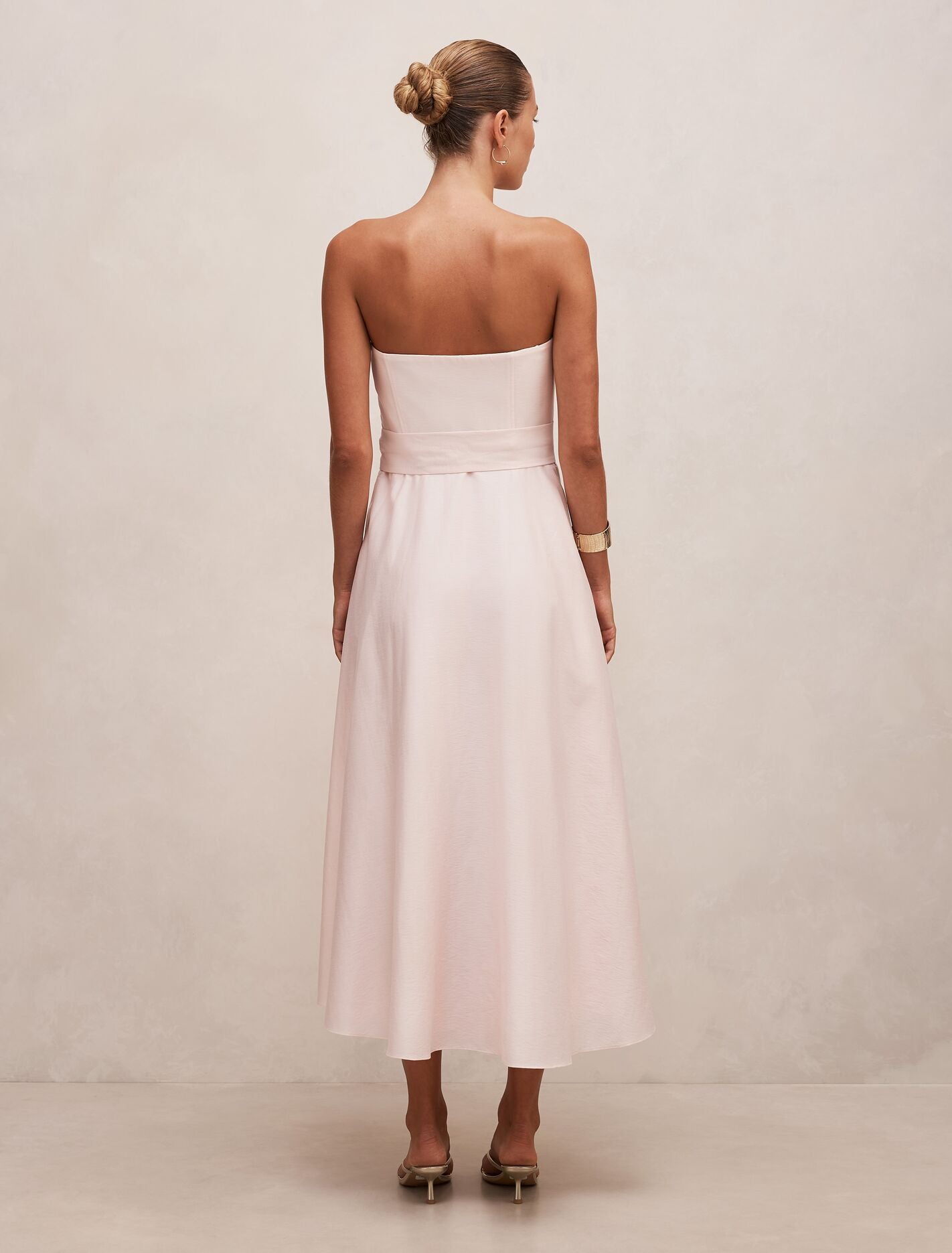 Daniella Strapless Midi Dress Forever New