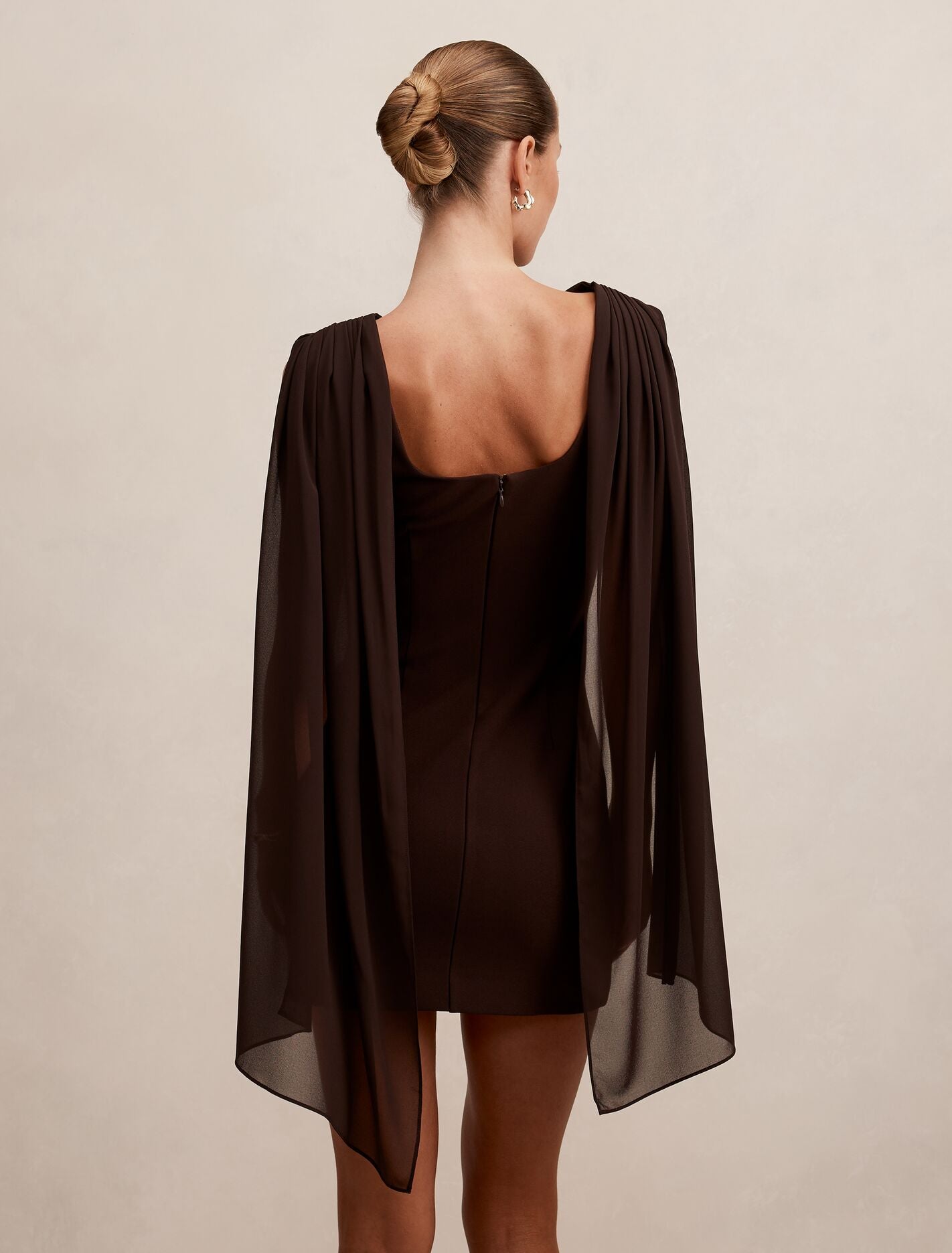 Bowie Mini Dress With Shawl Forever New