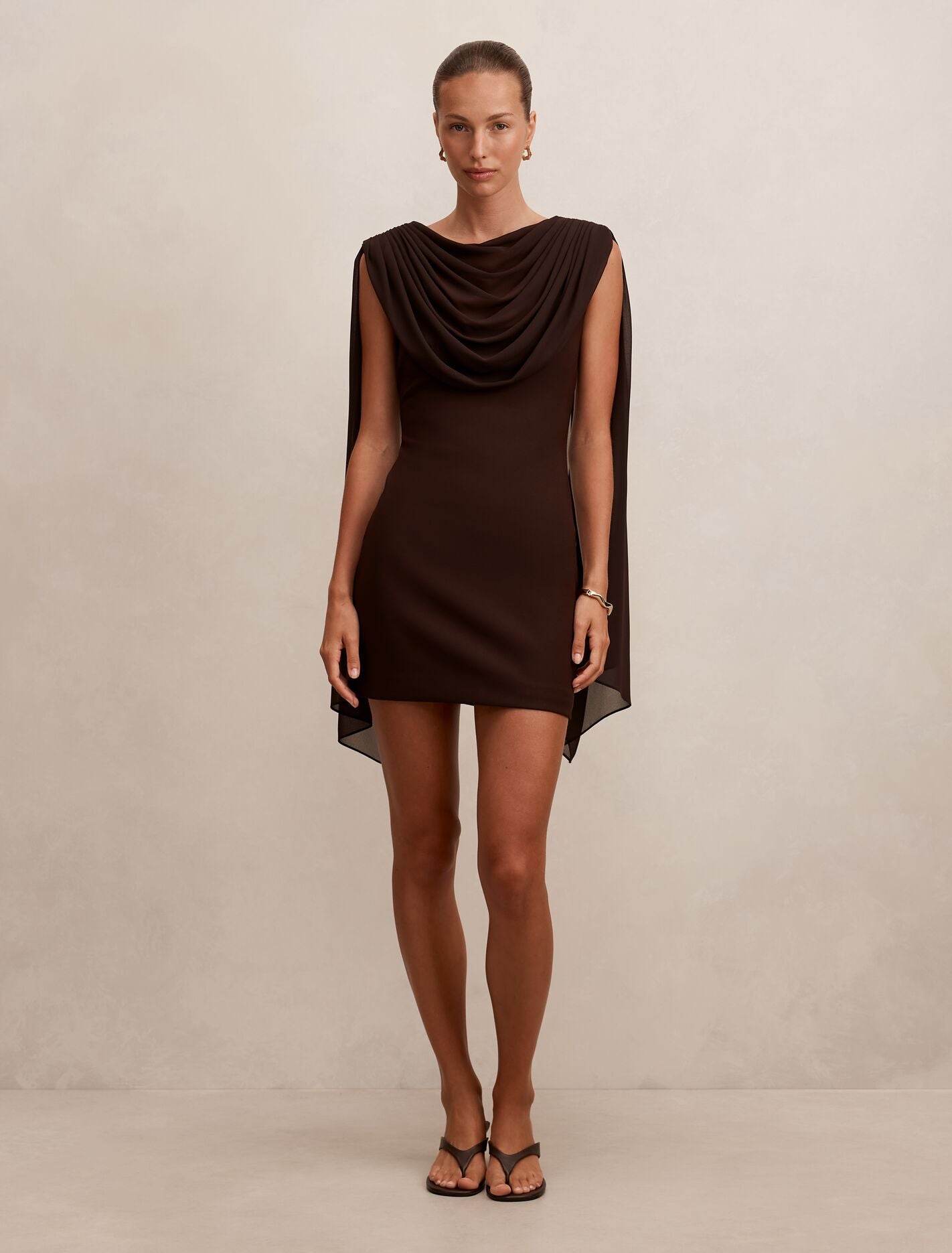 Bowie Mini Dress With Shawl Forever New