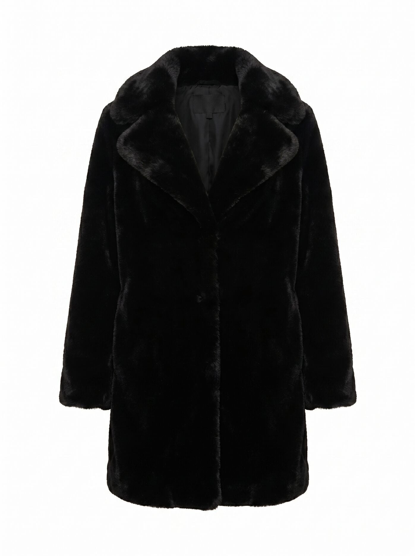 Harriet Short Faux Fur Midi Coat Forever New