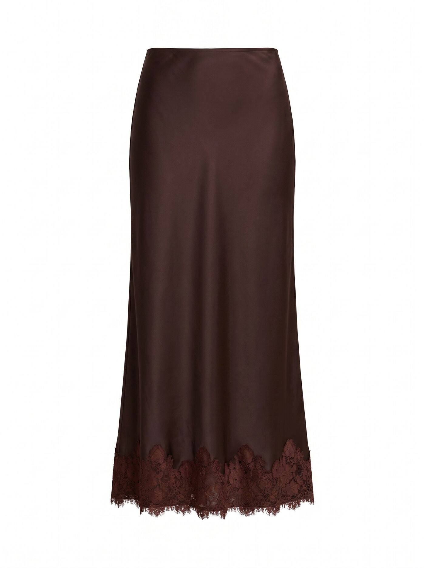 Adele Lace Trim Midi Skirt Forever New