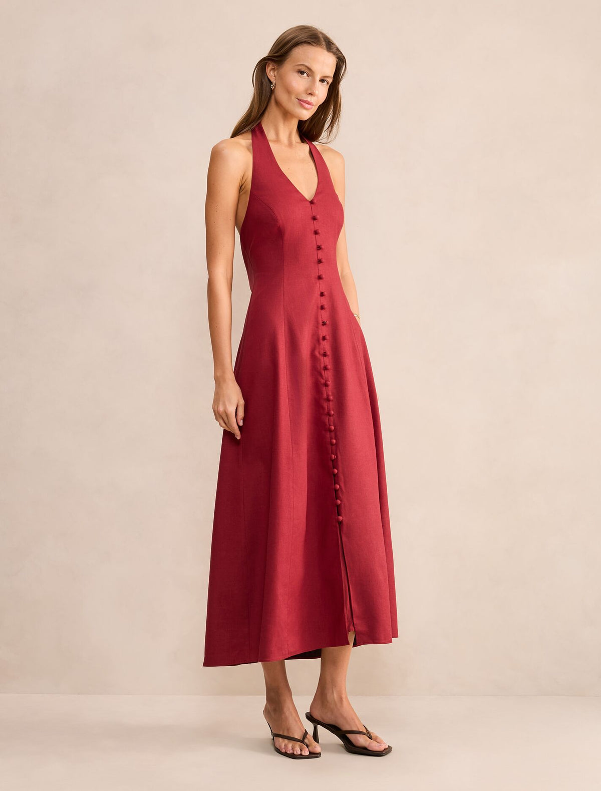 Ina Button Down Midi Dress Forever New