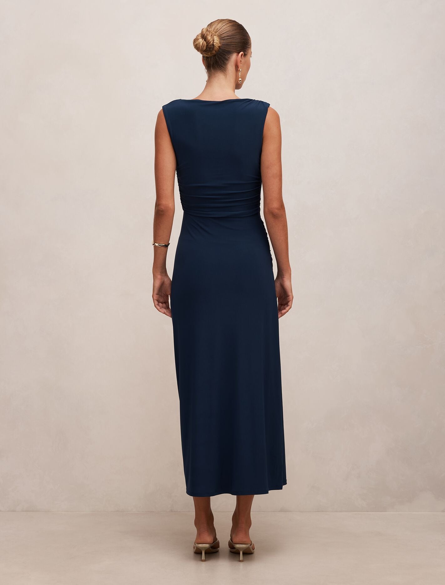 Kinsley Sleeveless Jersey Midi Dress Forever New