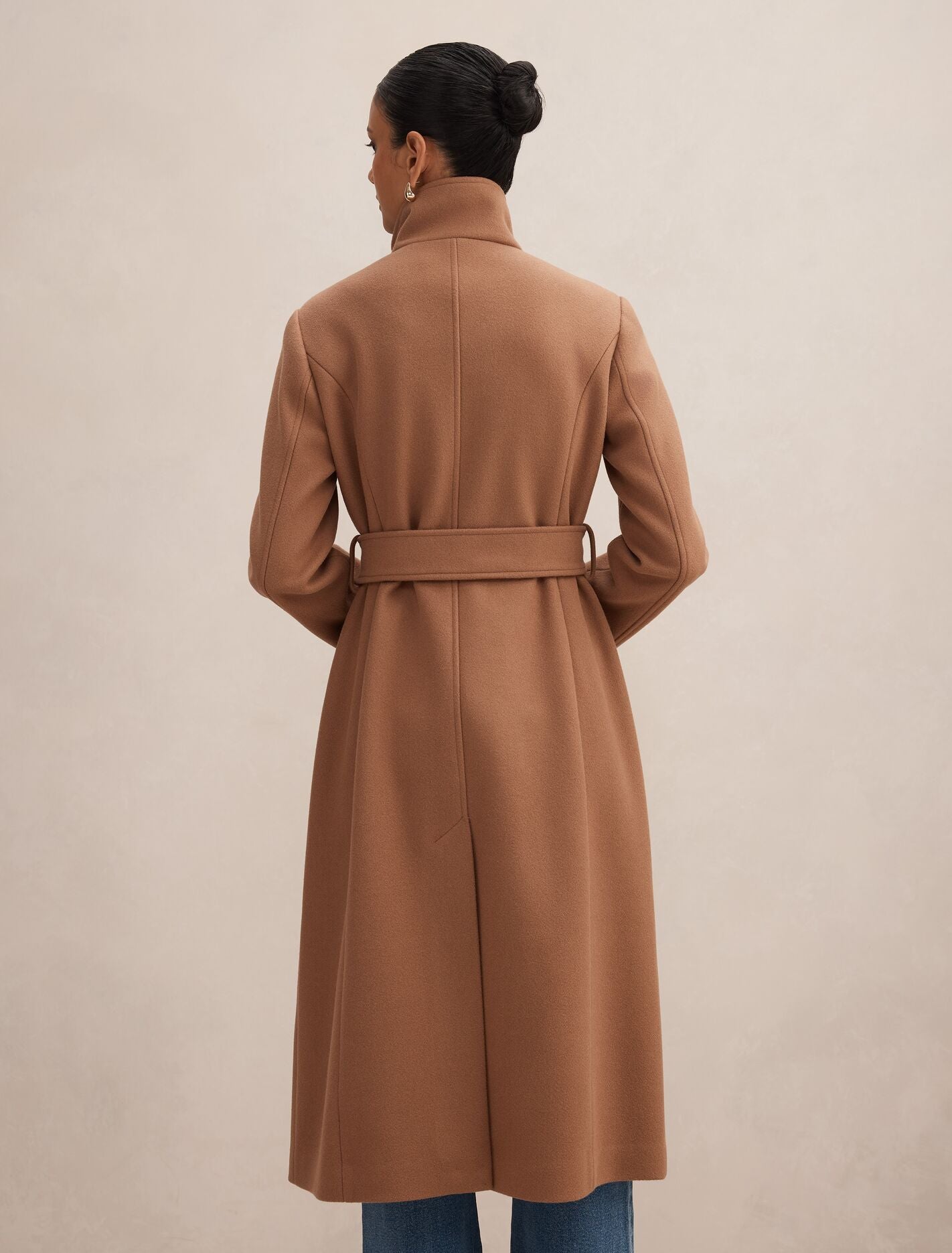 Phoebe Petite Funnel Neck Coat Forever New