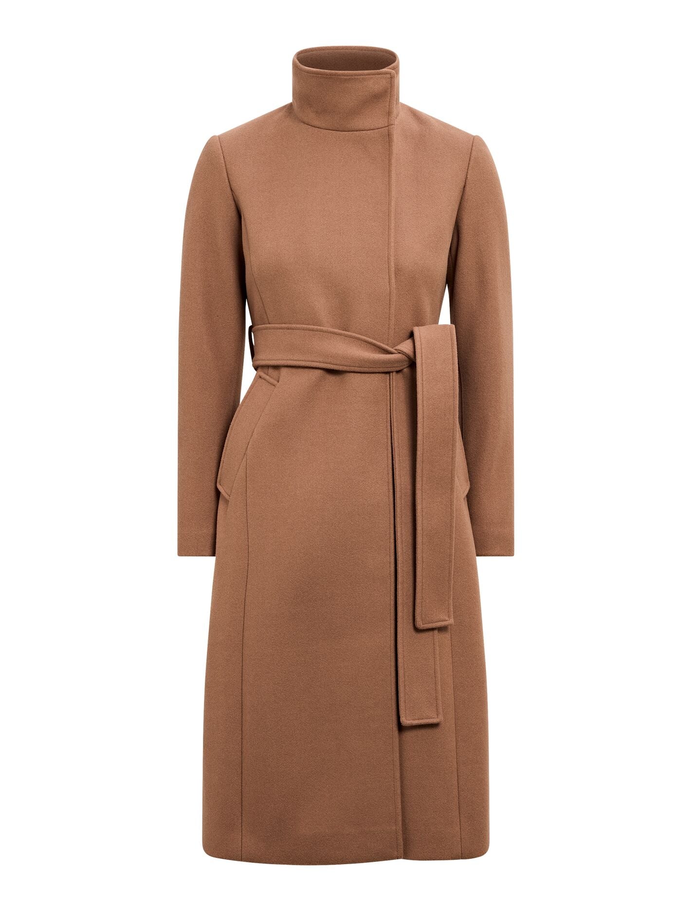 Phoebe Petite Funnel Neck Coat Forever New