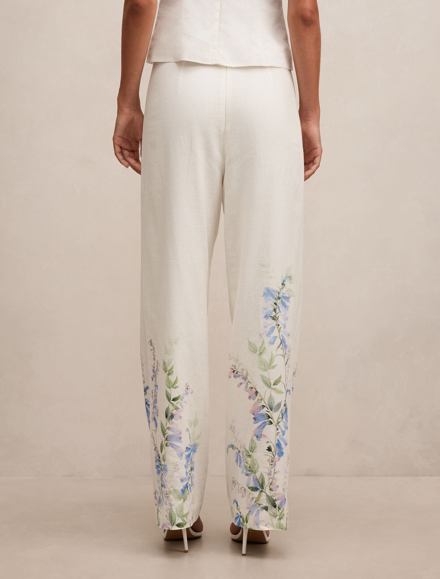 Soleil Floral Placement Print Pants Forever New