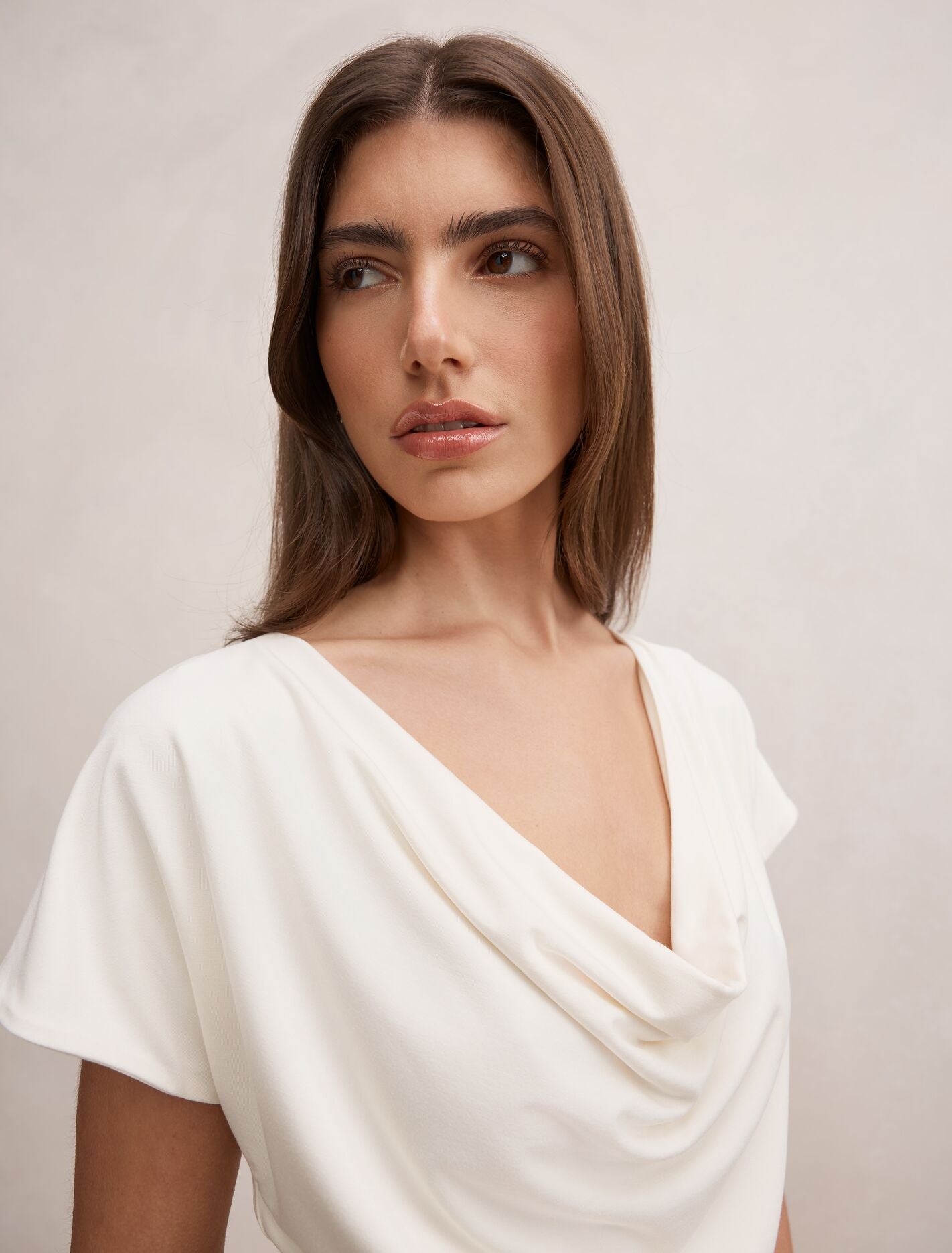 Phoebe Draped Cowl Top Forever New