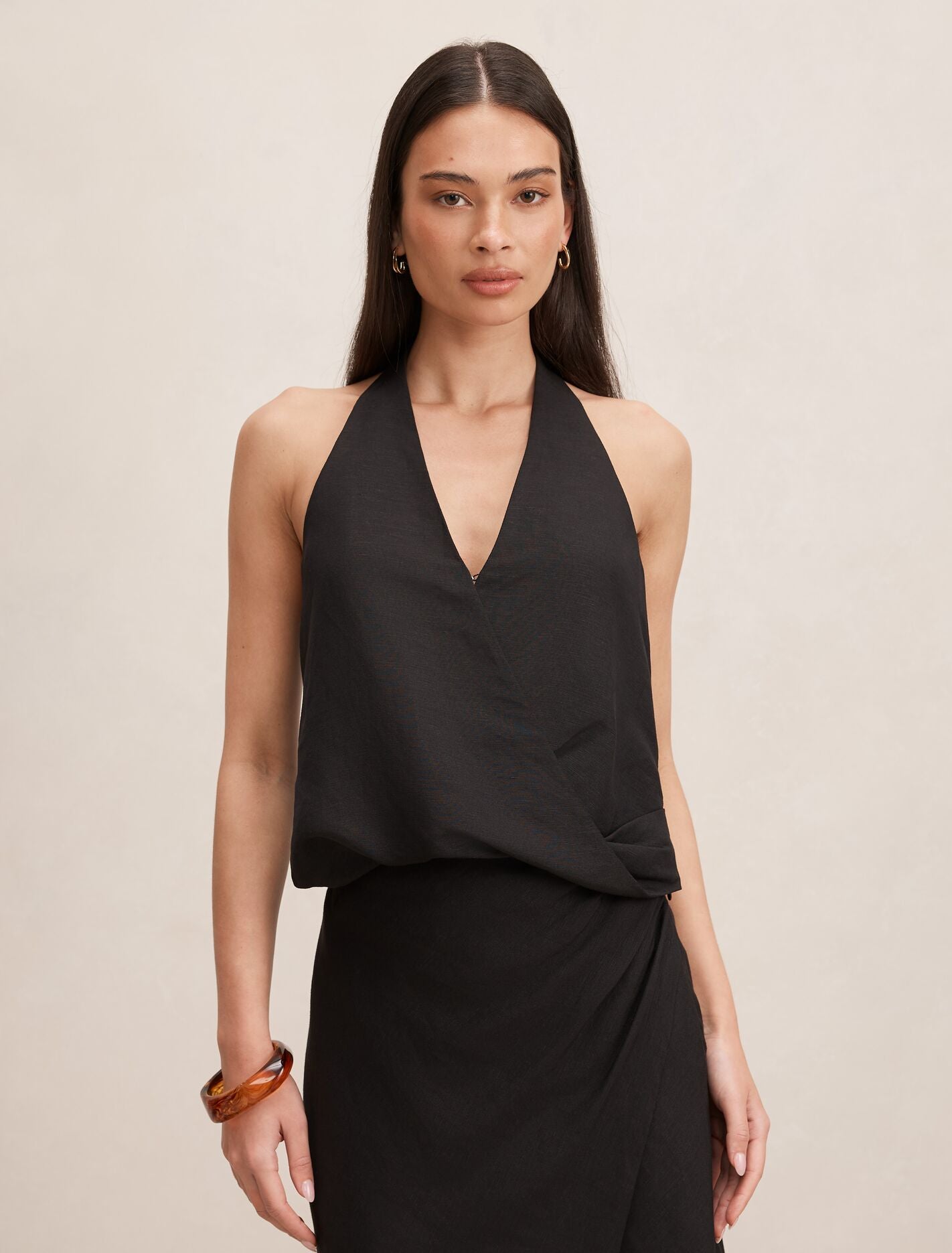 Mila Halter Wrap Top Forever New
