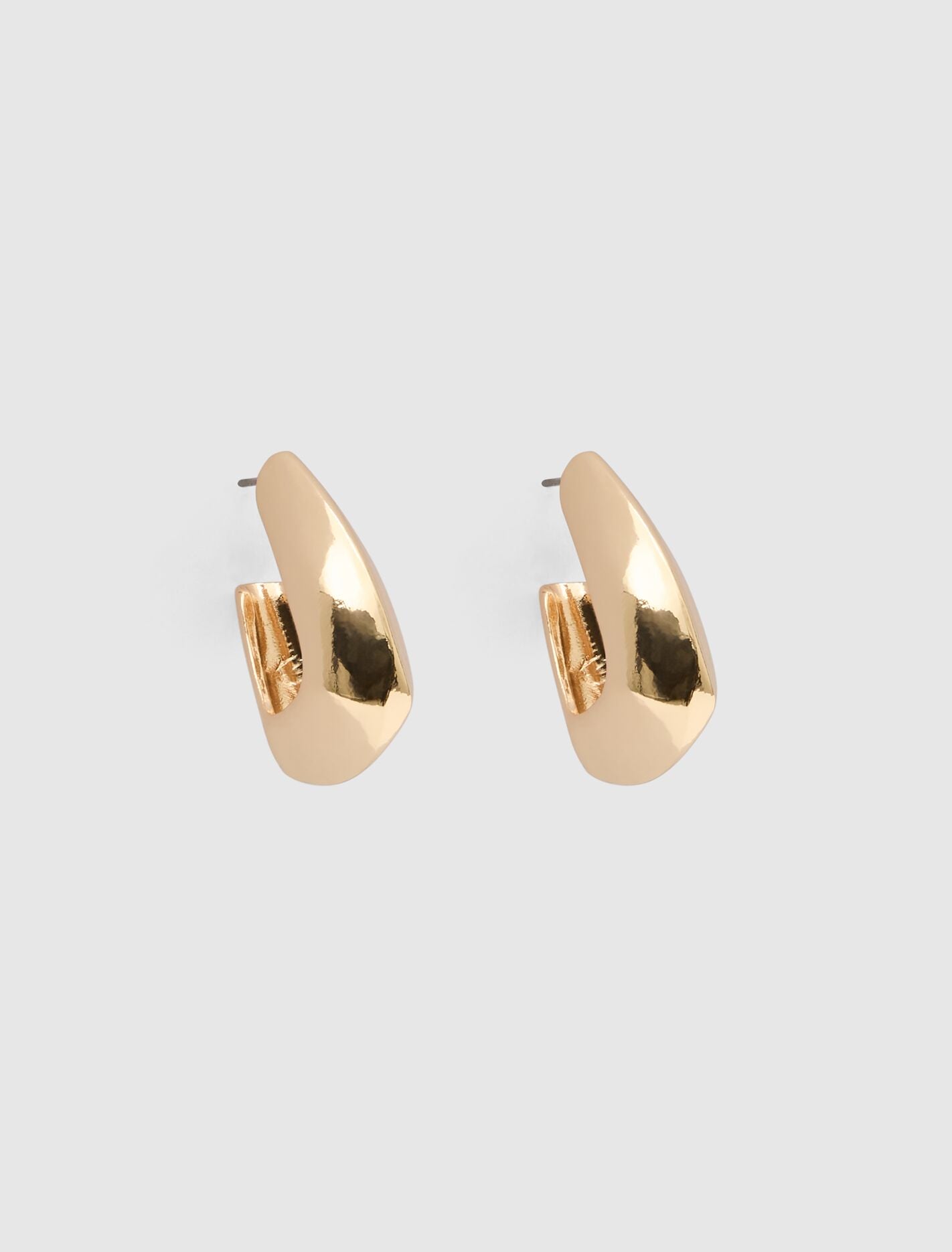 Signature Ali Angle Earrings 0 Gold Forever New