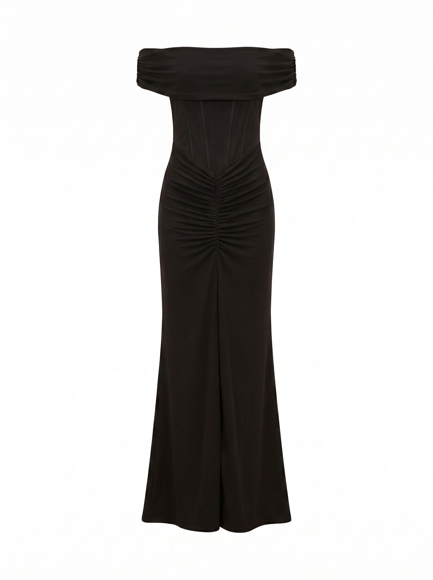 Ania Ruched Bardot Maxi Dress Forever New