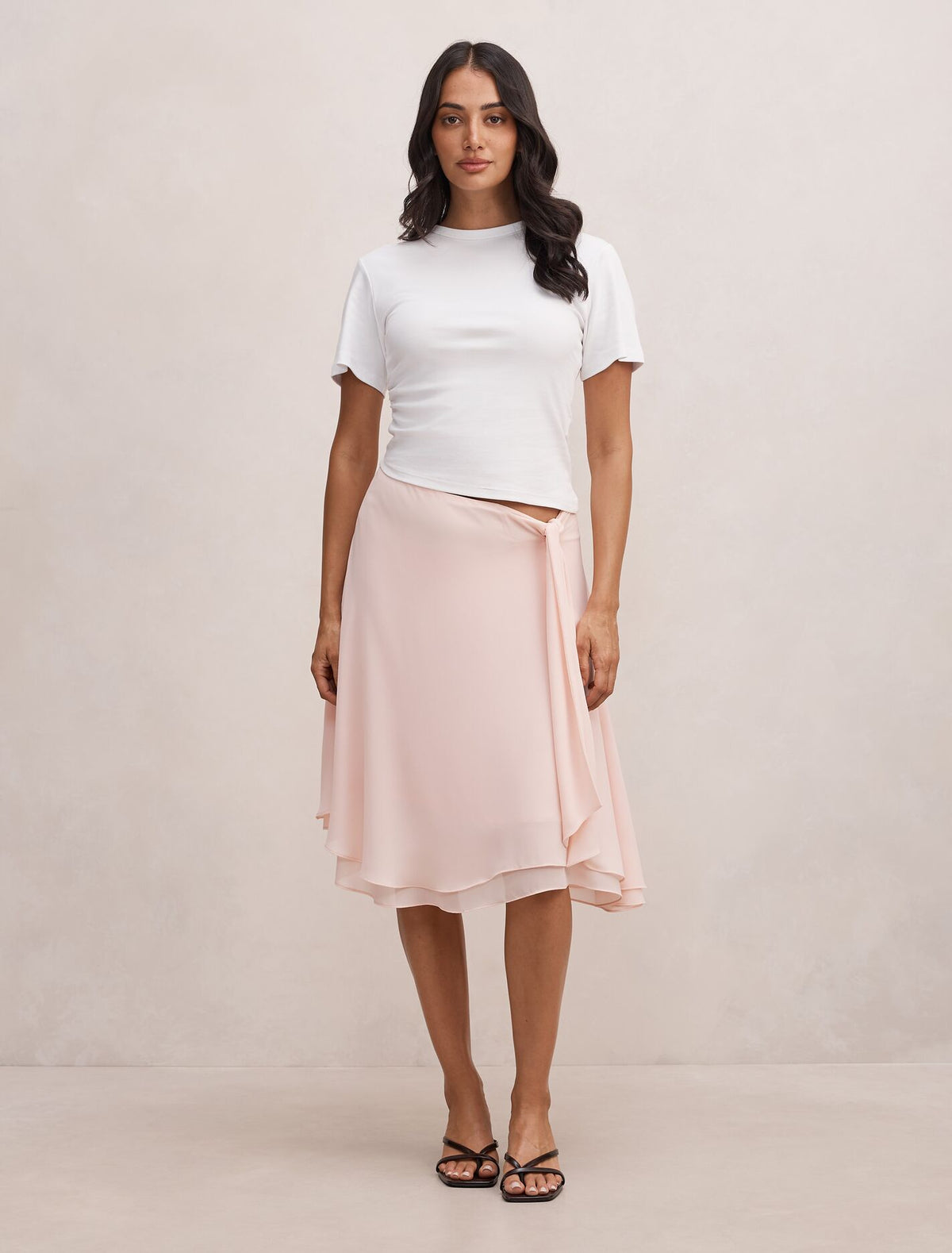 Rae Tie Midi Skirt Forever New