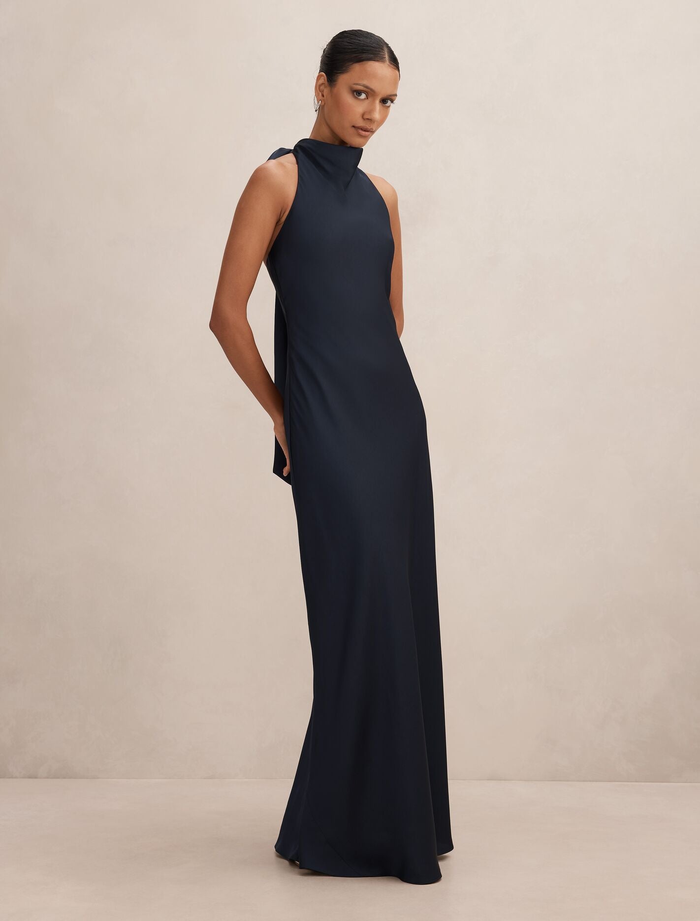 Clementine Petite Satin Maxi Dress Forever New
