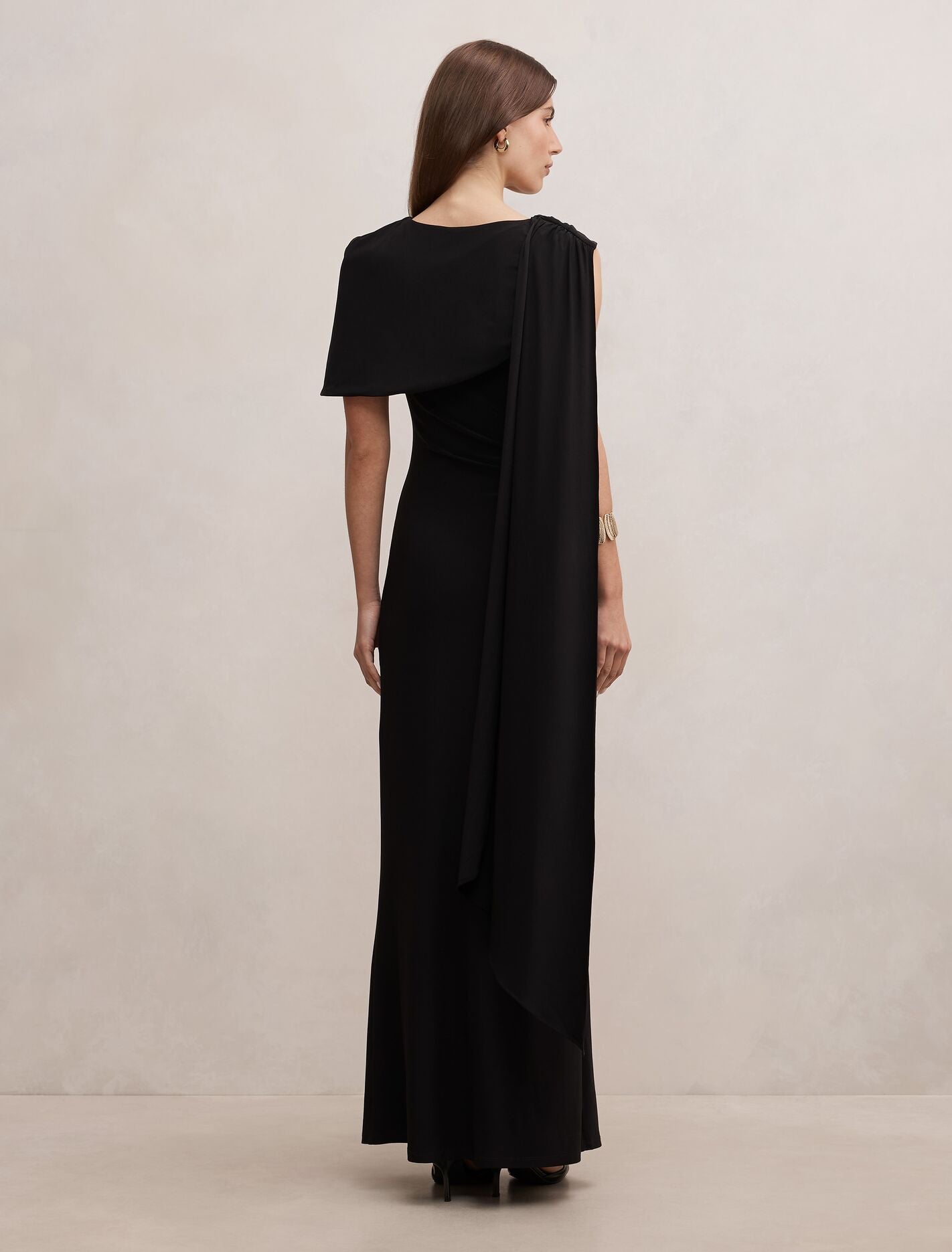 Kosa Cape Scarf Maxi Dress Forever New