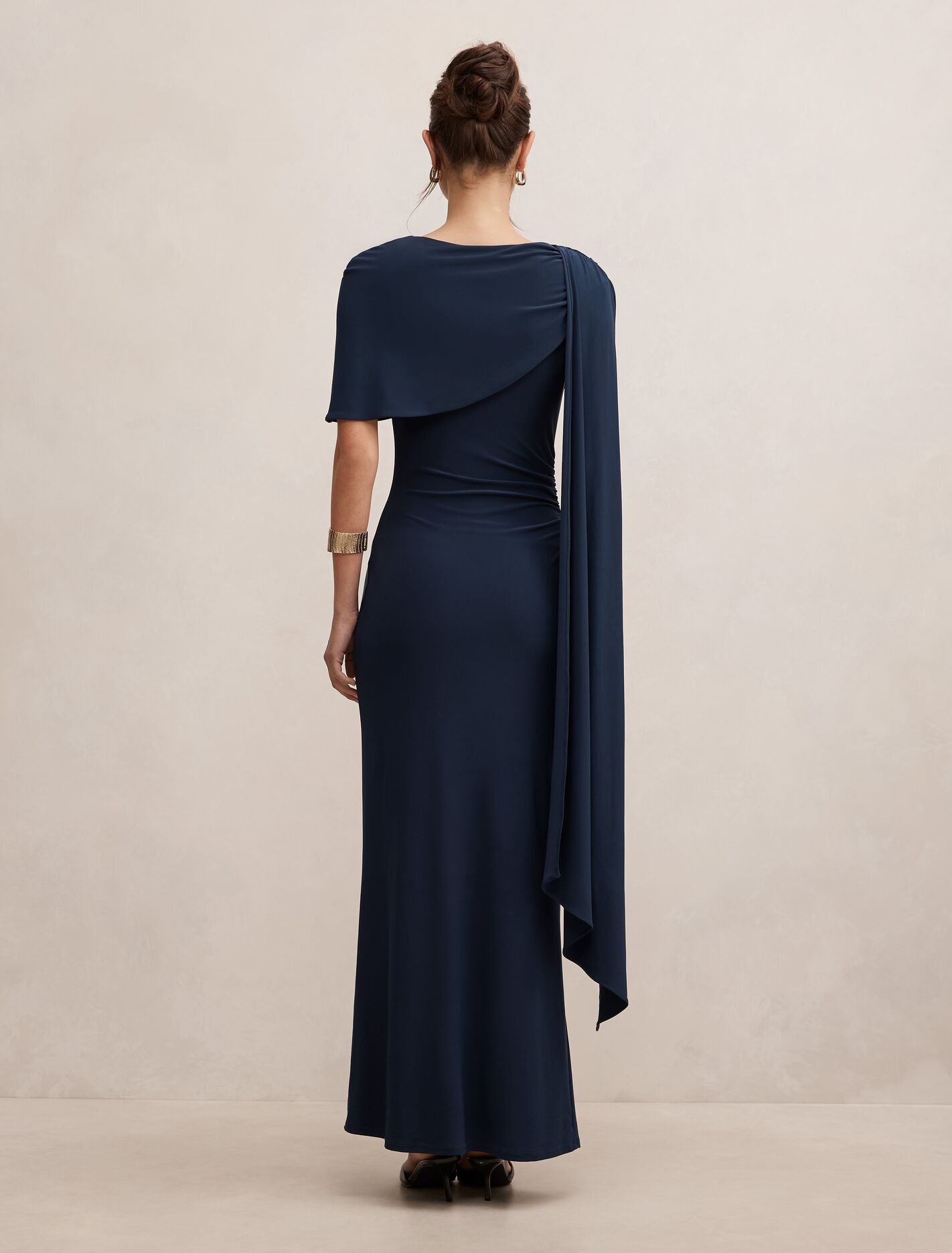 Kosa Cape Scarf Maxi Dress Forever New