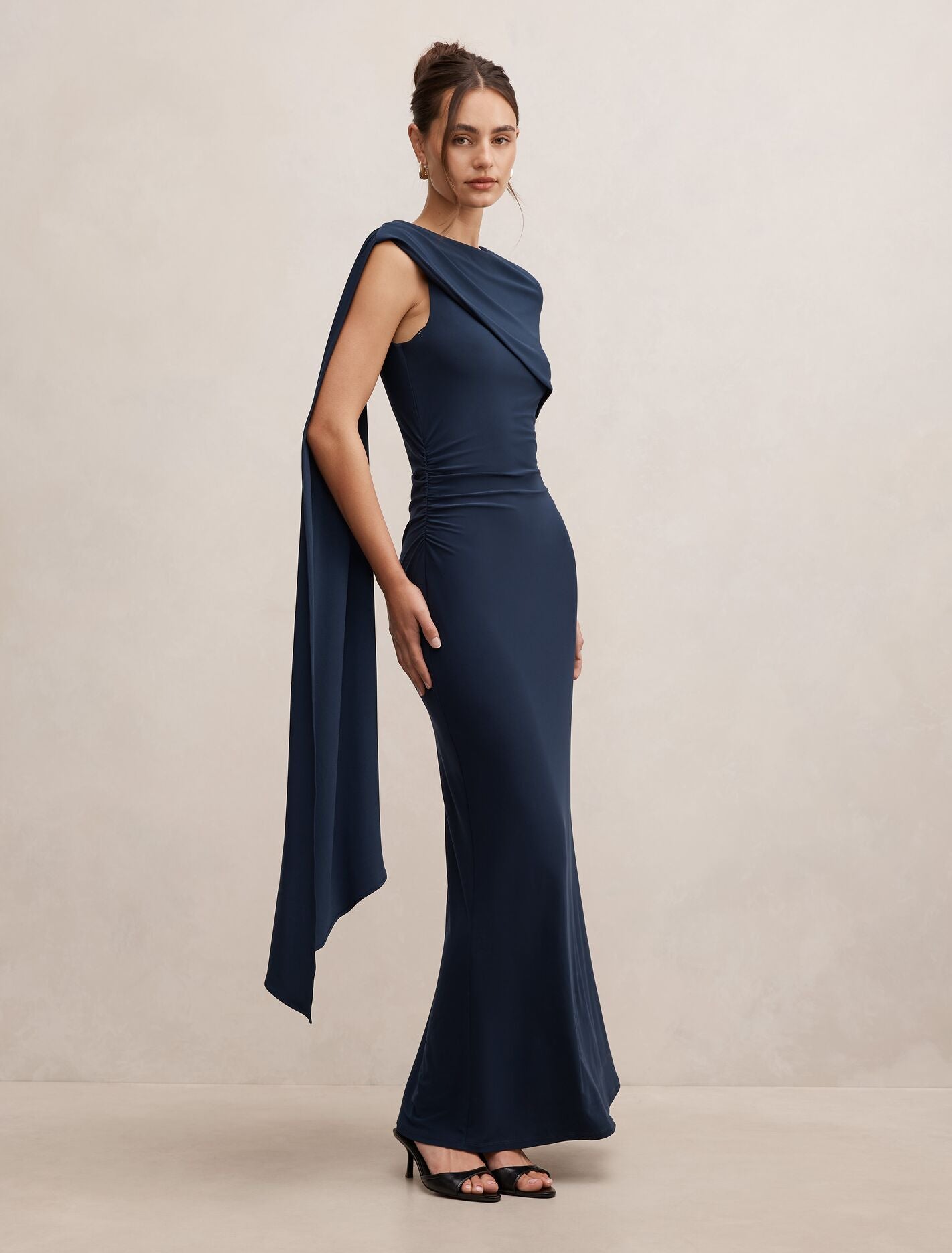 Kosa Cape Scarf Maxi Dress Forever New